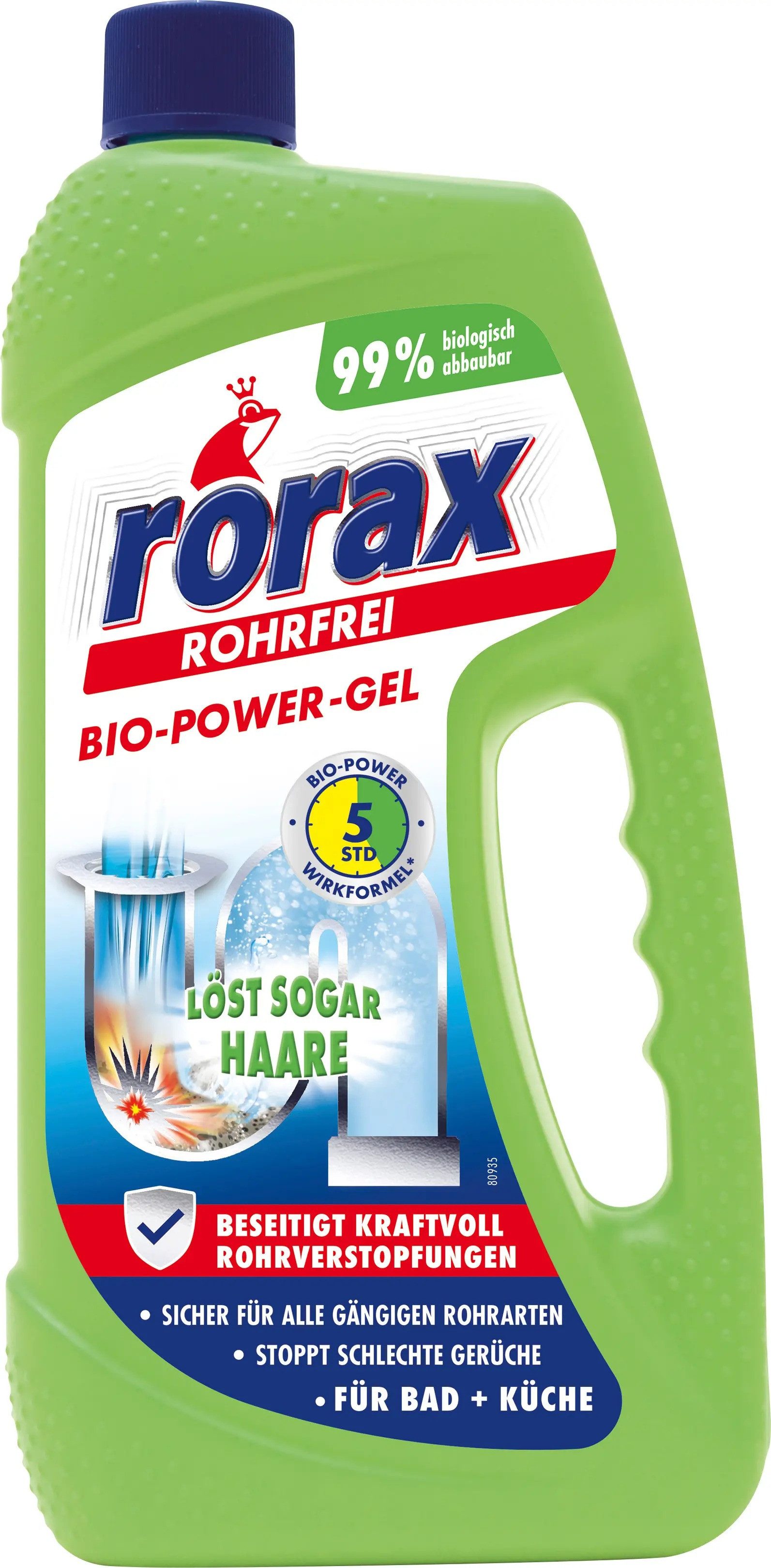 rorax ROHRFREI BIO-POWER-GEL Rohrreiniger