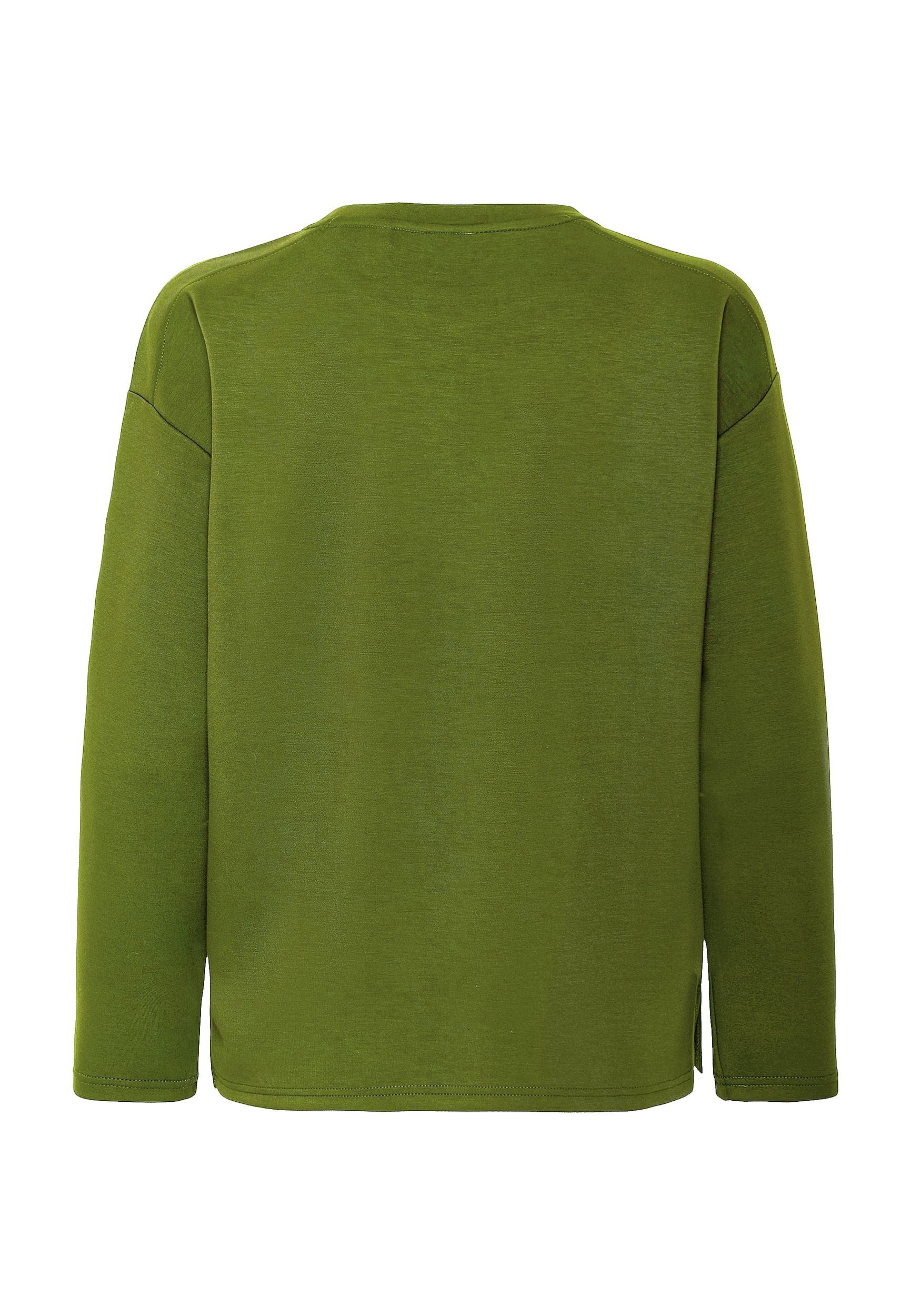 b.young Longpullover Regular Fit Rundhals Langarm günstig online kaufen