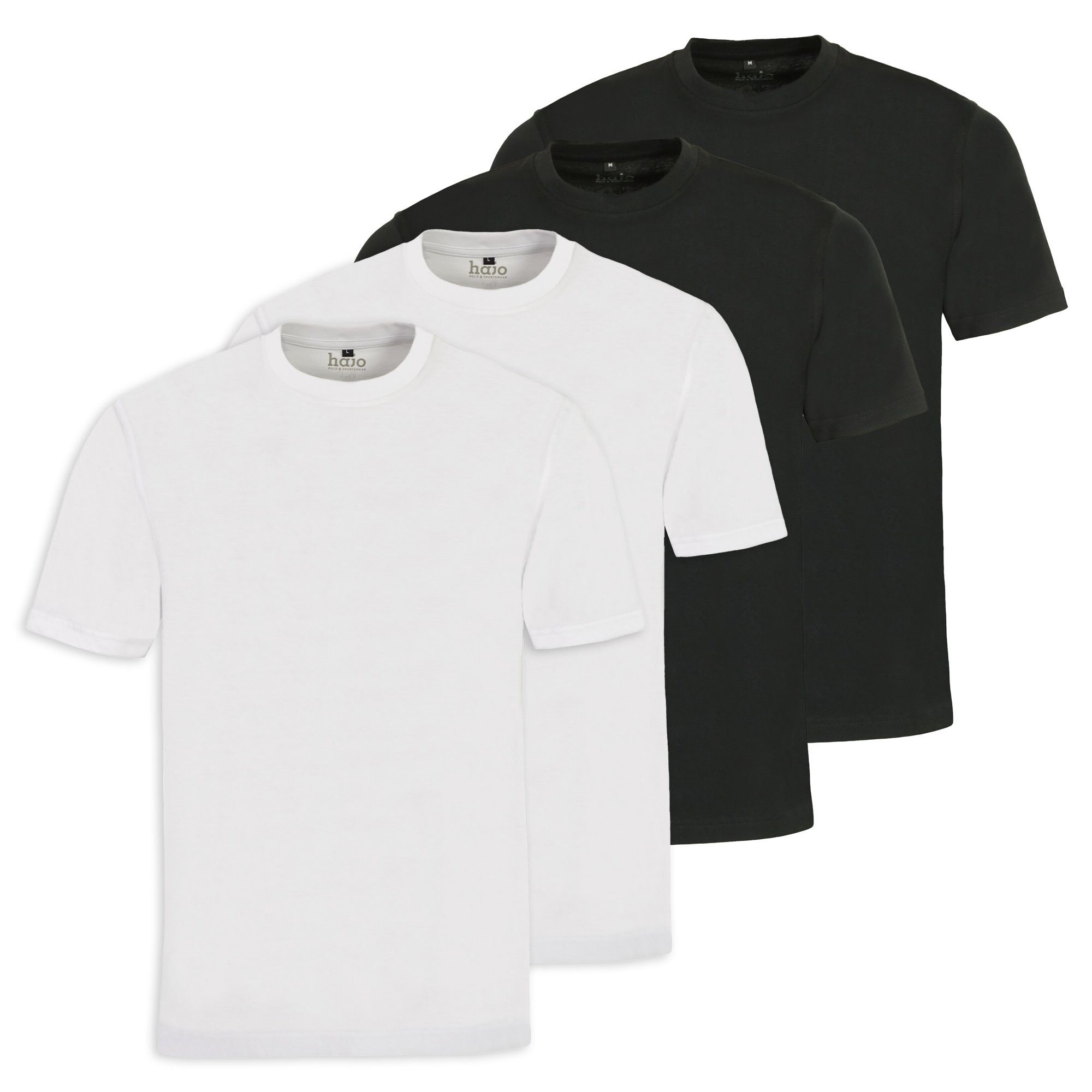 Hajo T-Shirt Herren T-Shirt 4er Pack günstig online kaufen