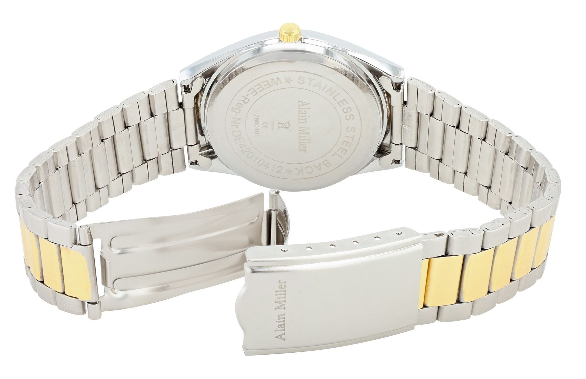 Alain Miller Quarzuhr Datumsanzeige
