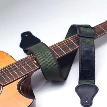 yozhiqu Gitarrengurt Verstellbarer Gitarrengurt, Folk-Akustikgitarrengurt (3 Stück), Verschleißfeste, antioxidative Schiebeschnalle, atmungsaktiv