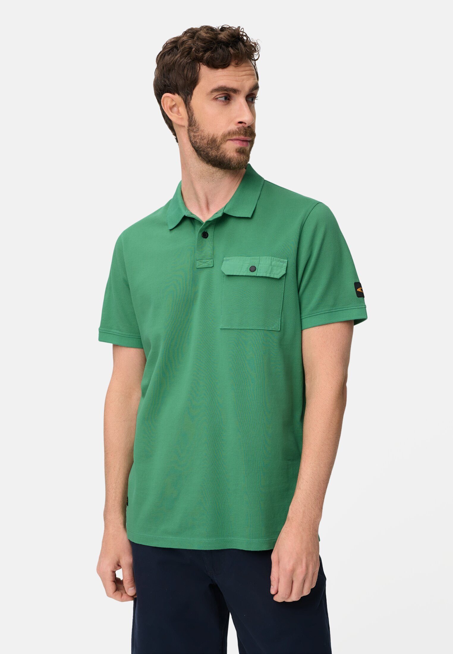 Poloshirt aus reiner Baumwolle Kurzarm