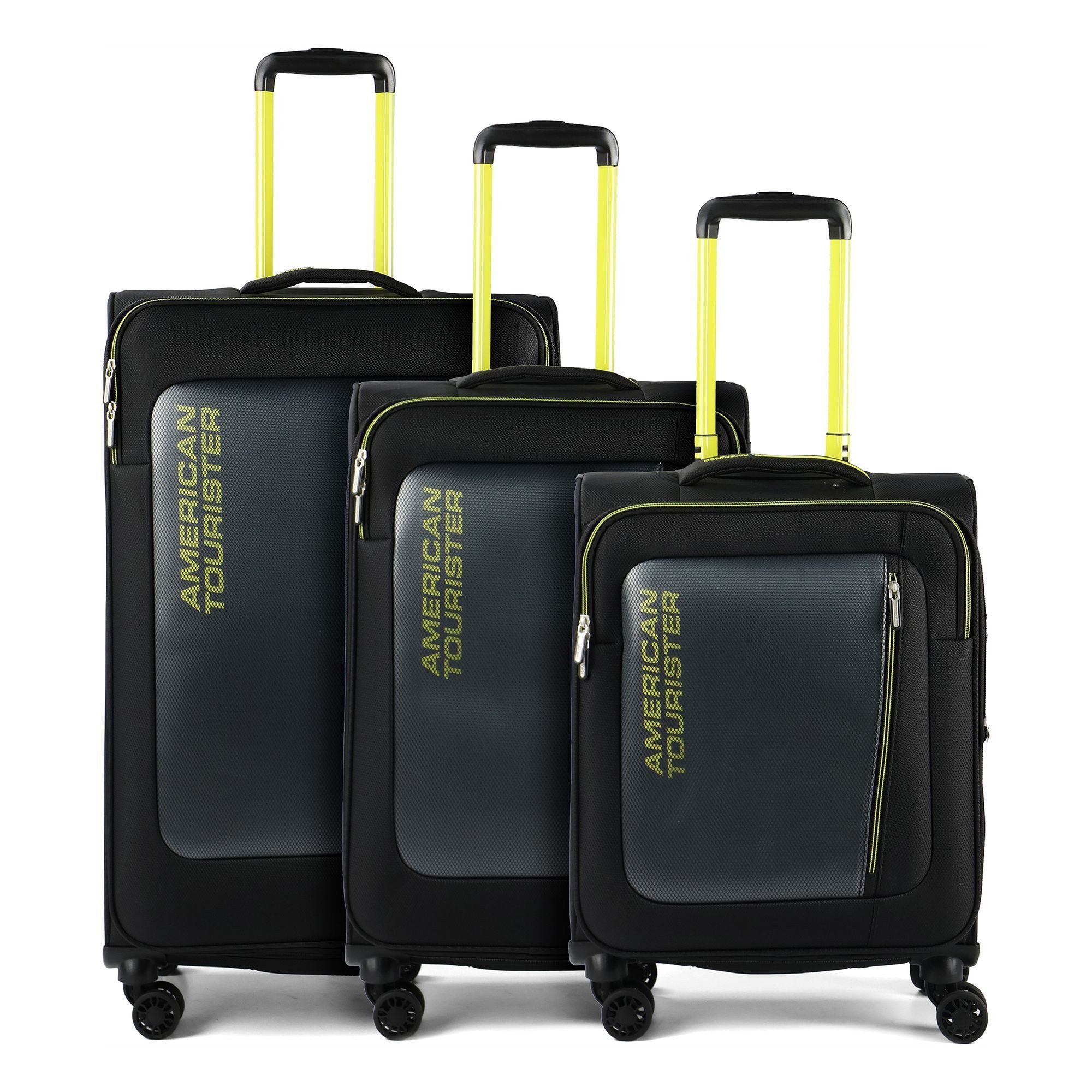American Tourister® Trolleyset Aktivus, 4 Rollen, (3-teilig, 3 tlg), Polyester