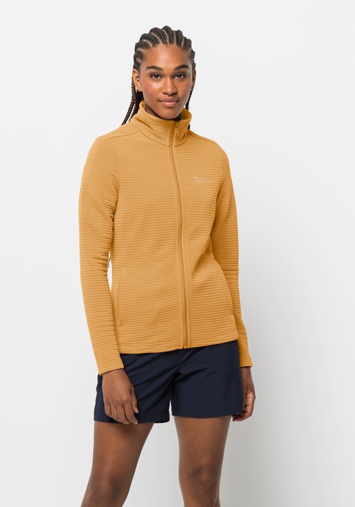 Jack Wolfskin Fleecejacke MODESTO JACKET W honey-yellow | Übergangsjacken