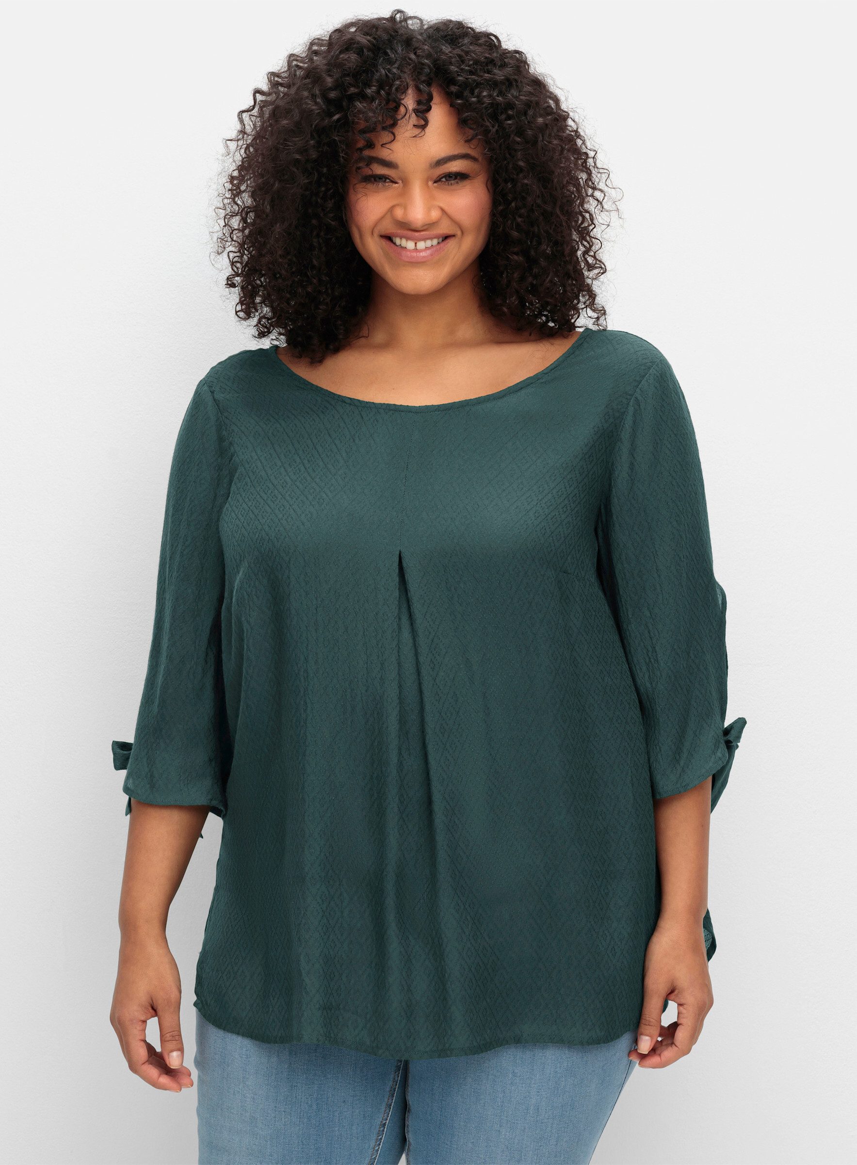 Sheego Klassische Bluse Tunika . günstig online kaufen
