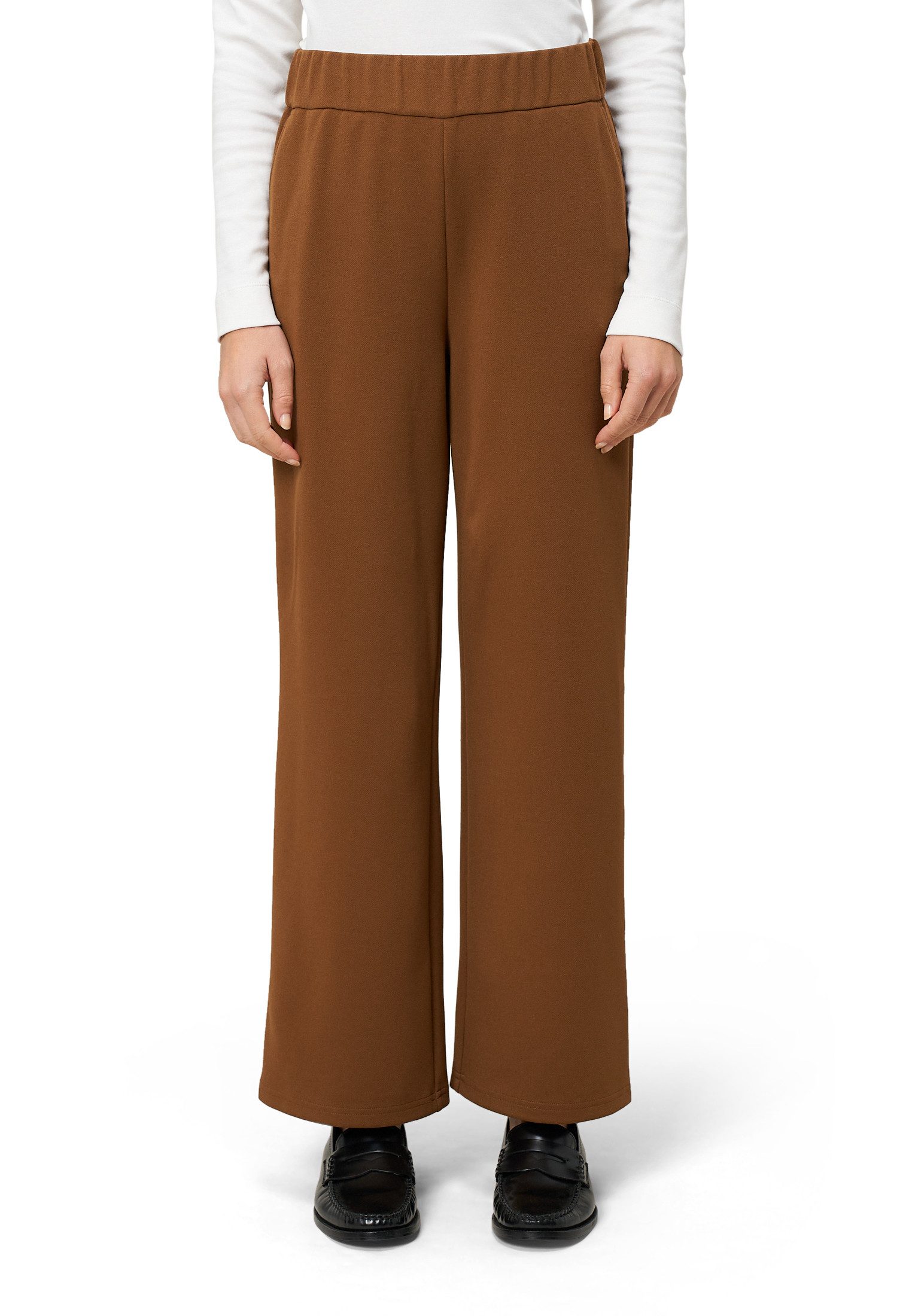 Zero Stoffhose Damen mit elastischem Bund 28 Inch Plain/ohne Details