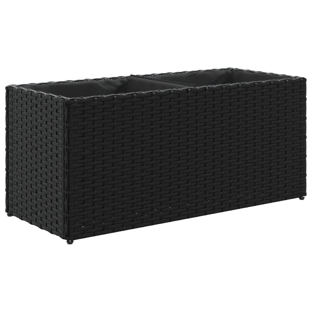 vidaXL Hochbeet 72 x 30 x 32 cm Hochbeet aus Metall mit 2 Fächern 72x30x32 cm für Gart