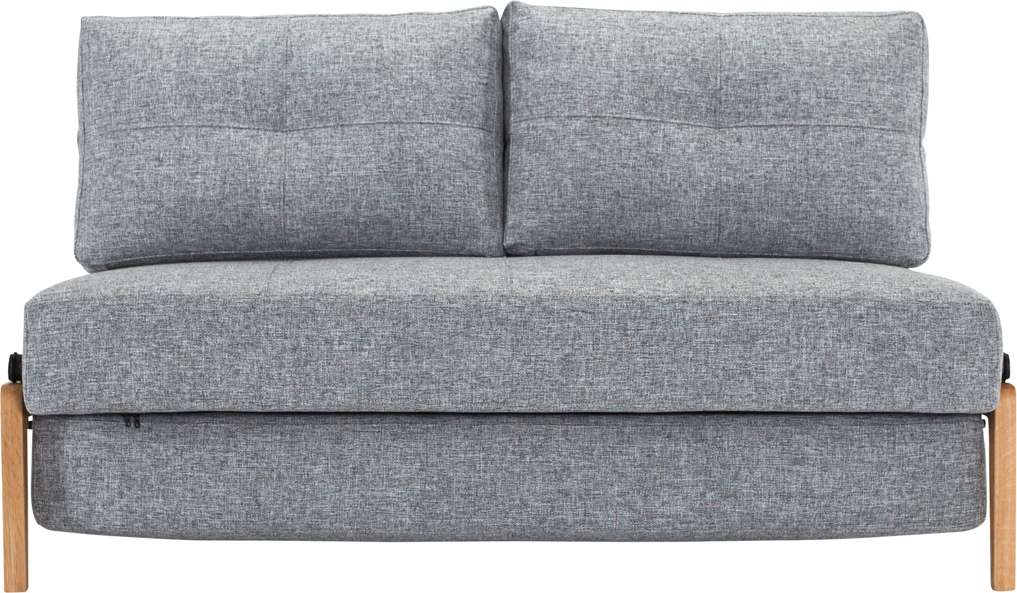 INNOVATION LIVING ™ Schlafsofa Cubed Klappsofa, hochwertige Schlaffunktion, Design und extra Komfort, Frontauszug, sehr platzsparend, abgewinkelt Sitzen, waagerecht liegen