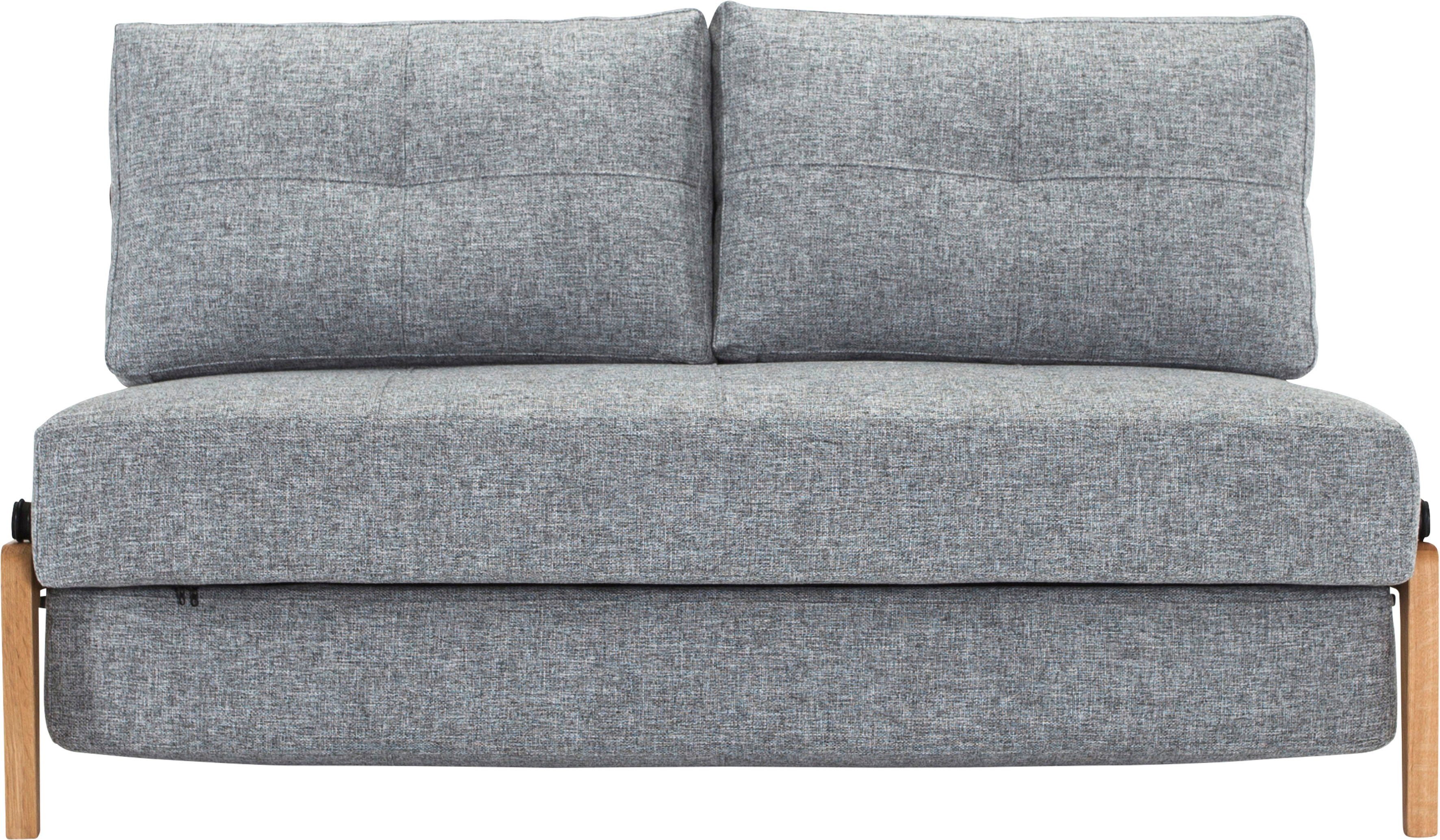 INNOVATION LIVING ™ Schlafsofa Cubed, Kompaktes Klappsofa mit Füßen aus Eiche | Alle Sofas