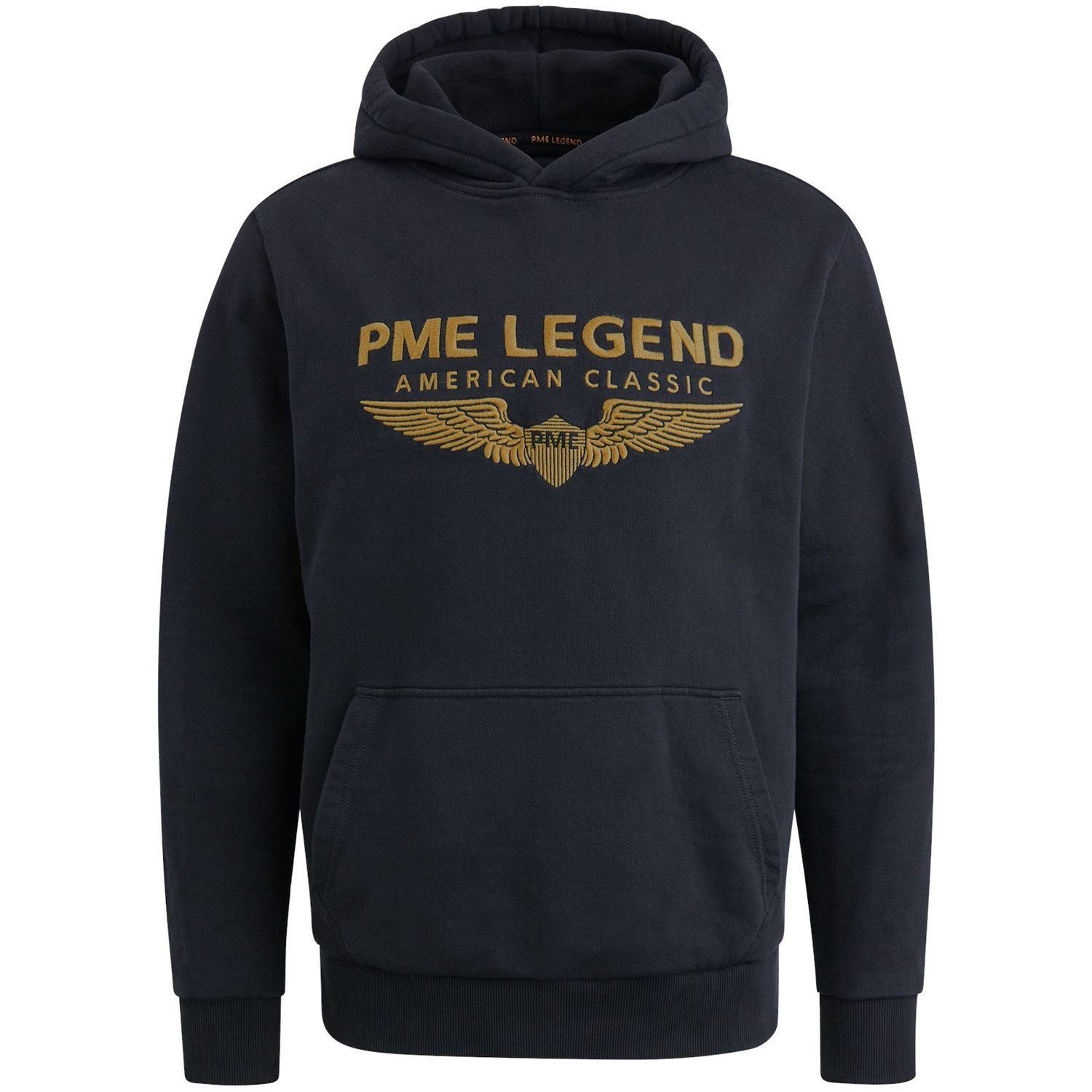PME LEGEND Kapuzenpullover HOODED LOGO CARRIER aus Baumwolle – Bild 3 von 4