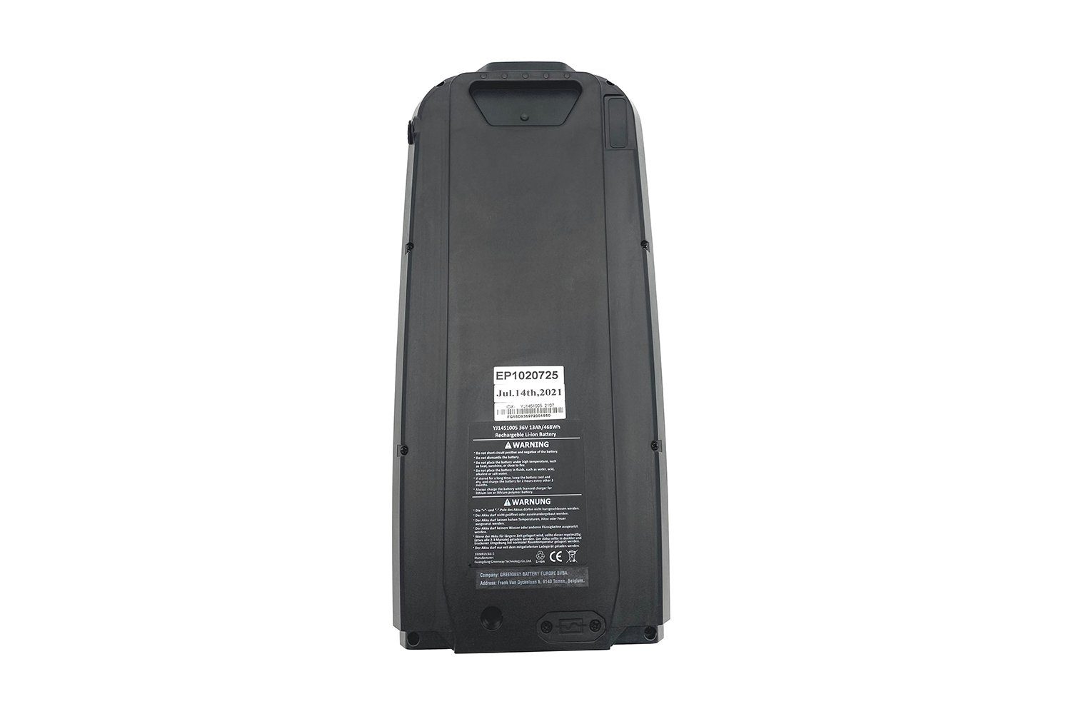 PowerSmart YJ1451005 YJ1451004 E-Bike Akku Greenway YJ145 Electric Bike Battery Lithium-ion (Li-ion) 14500 mAh (36 V) – Bild 4 von 5