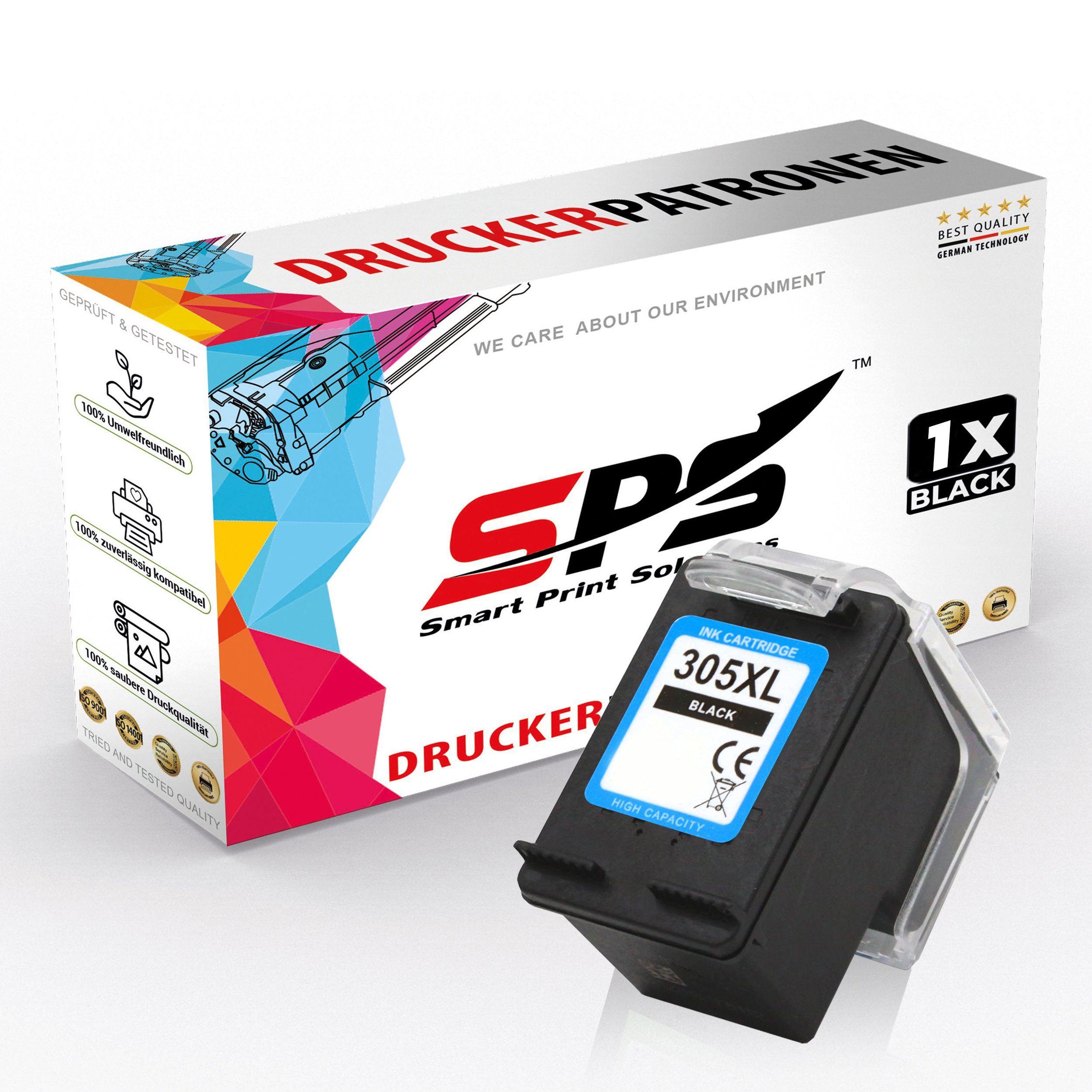 SPS Kompatibel für HP Envy 305XL Pro 3YM62AE#ABE (1er 6455 Pack) Tintenpatrone