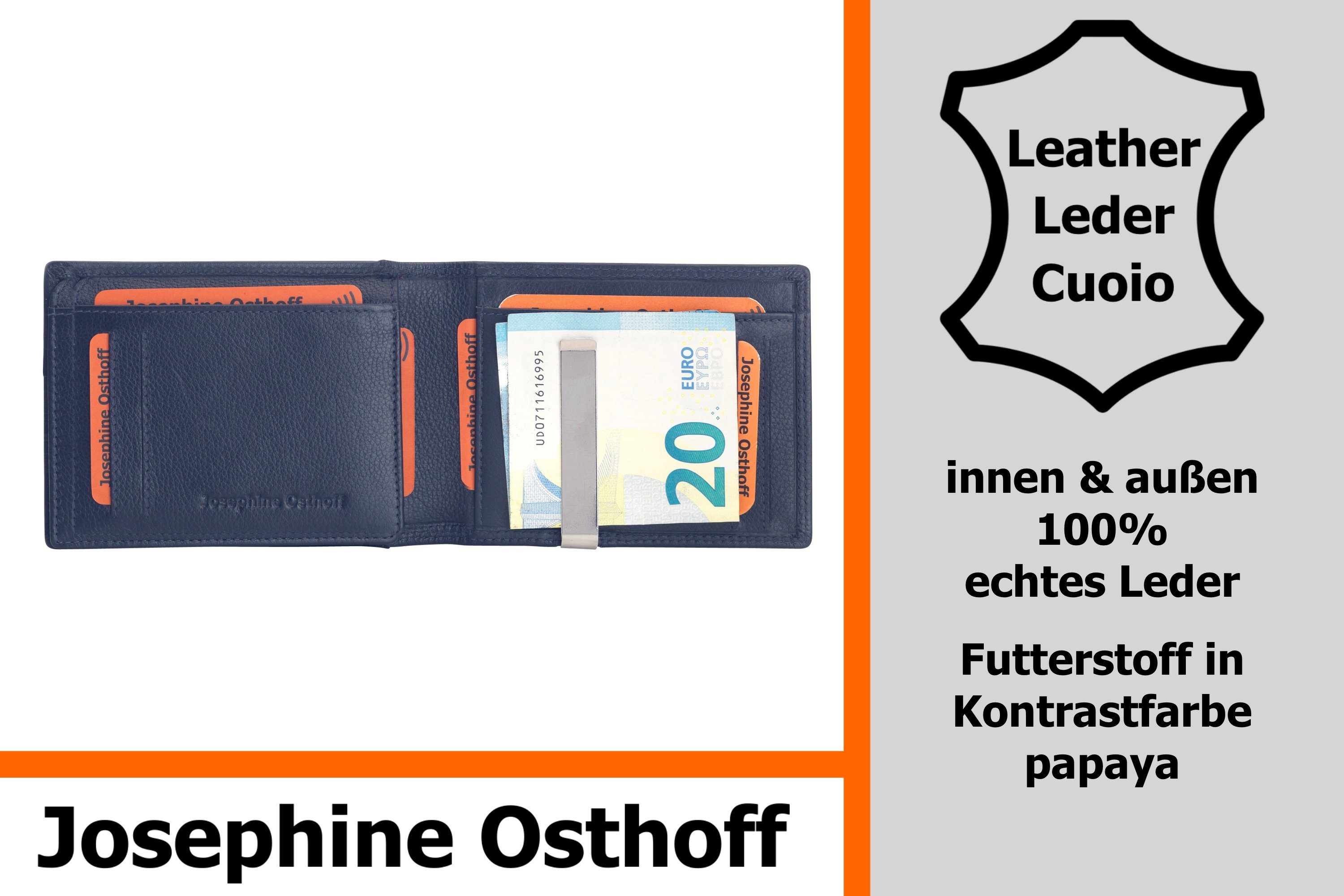 Josephine Osthoff Geldbörse Hannover Geldbörse Geldklammer marine