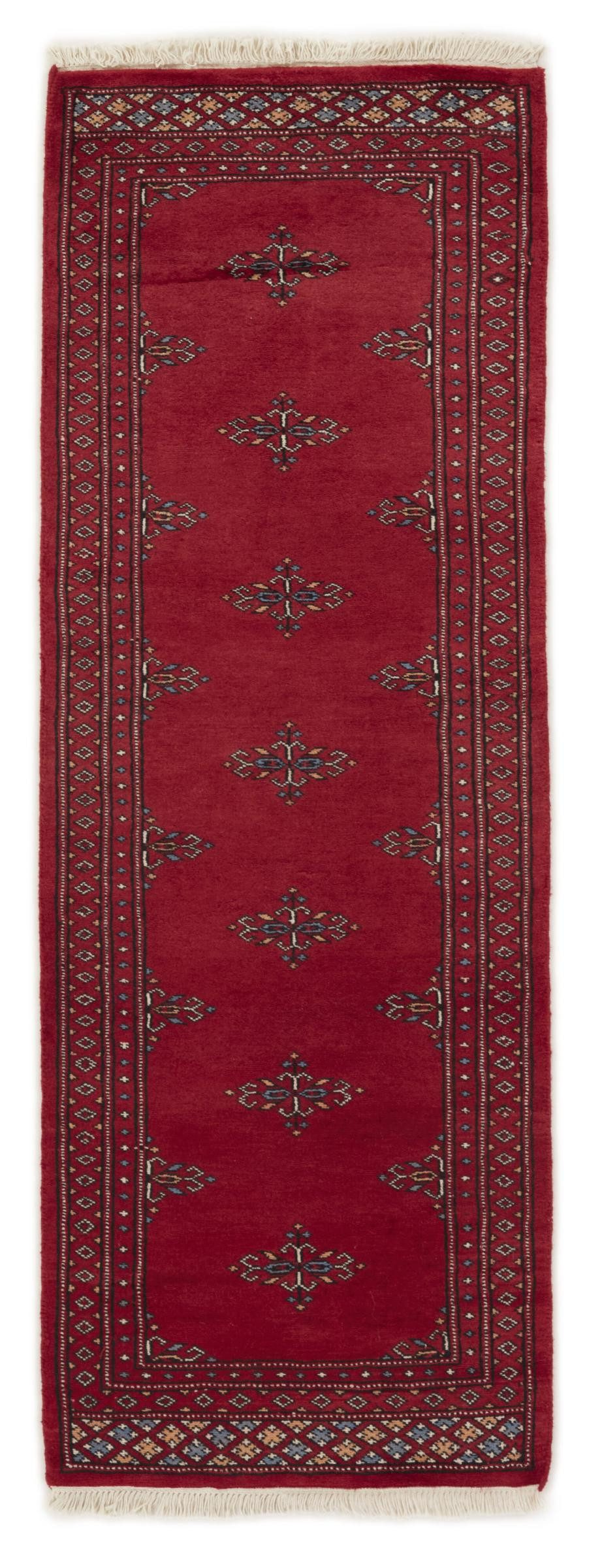 Nain Trading Orientteppich Pakistan Buchara 2ply 61x175 Handgeknüpfter Orientteppich Läufer, rechteckig, Höhe: 8 mm