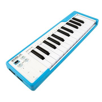 Arturia Masterkeyboard (MICROLAB Blue, Masterkeyboards, MIDI-Keyboard mini), MICROLAB Blue - Master Keyboard Mini