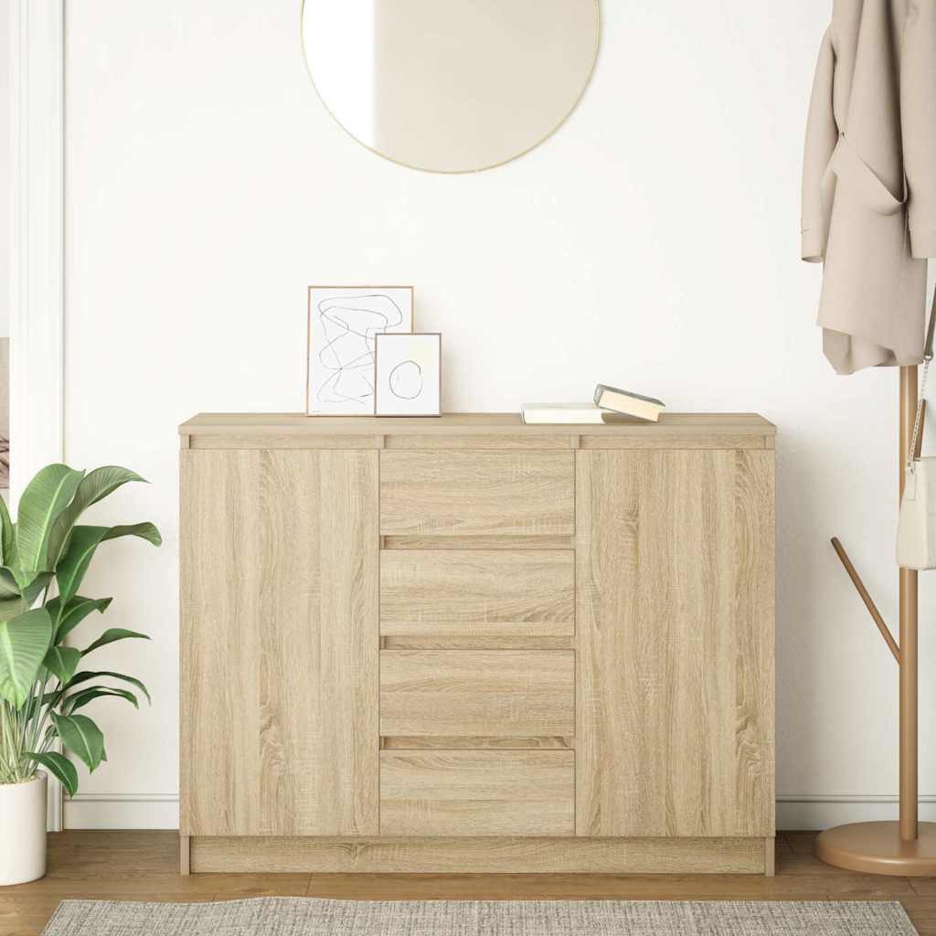 vidaXL Sideboard Sideboard mit Schubladen Sonoma-Eiche günstig online kaufen