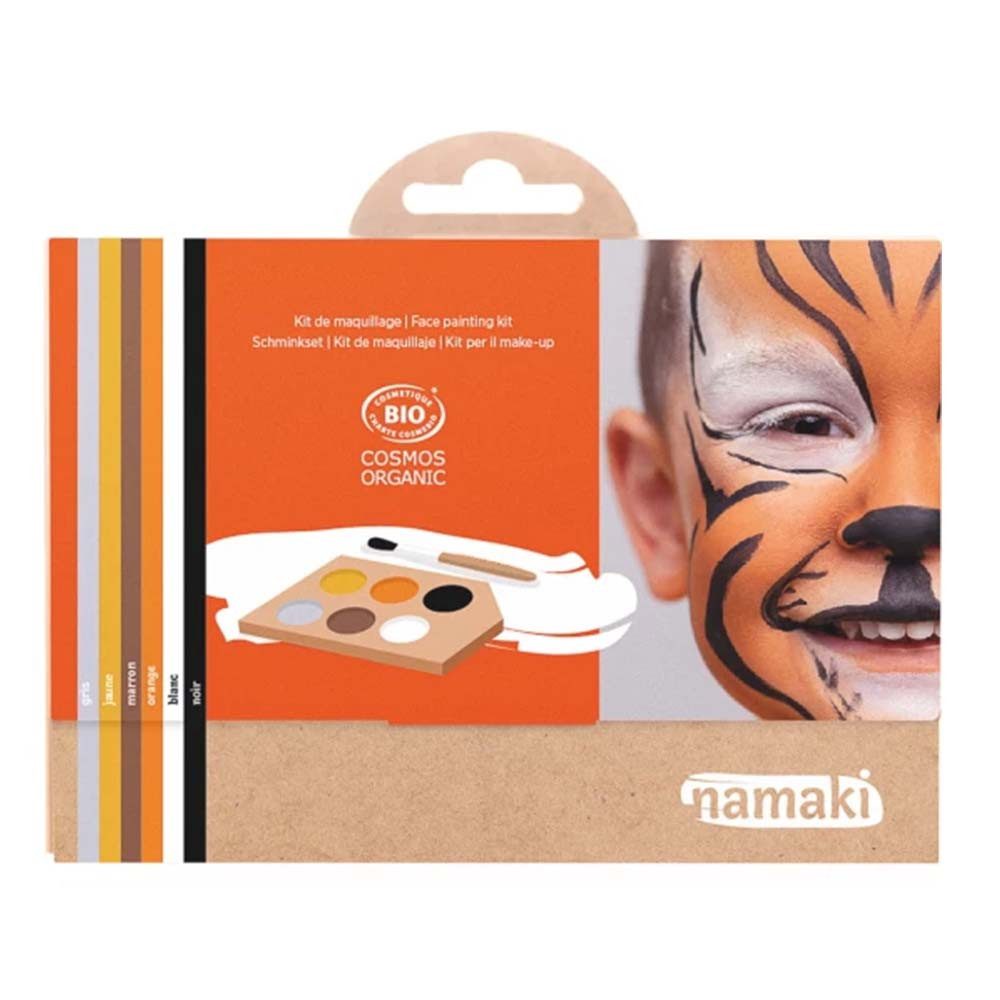 Namaki Theaterschminke Schminkset - 6-Farben Wilde Tiere