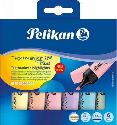 Pelikan Collegeblock Pelikan Textmarker 490 Pastell farbig sortiert 6