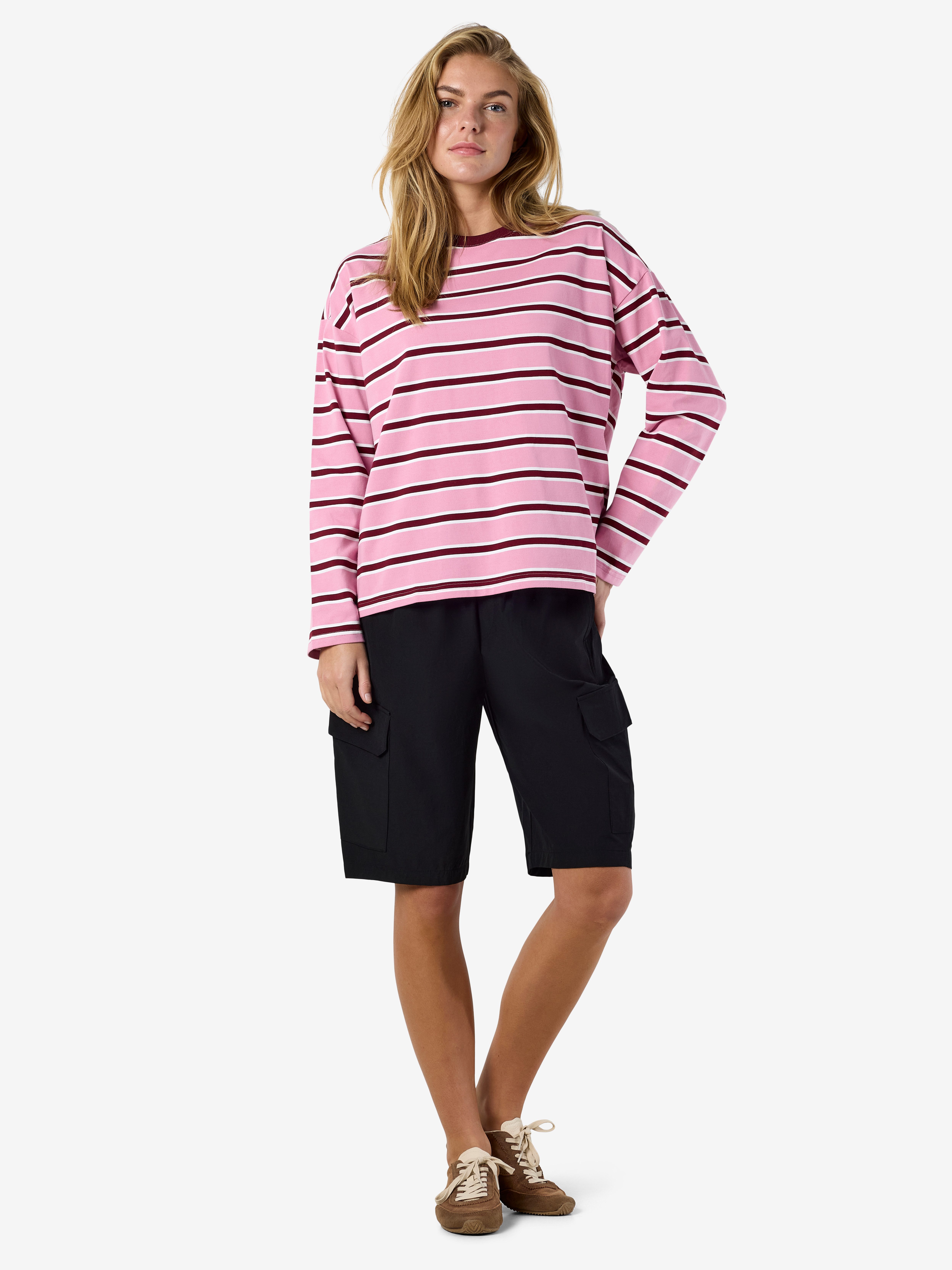 Noisy may Sweatshirt NMEMBER L/S STRIPE SWEAT NOOS günstig online kaufen