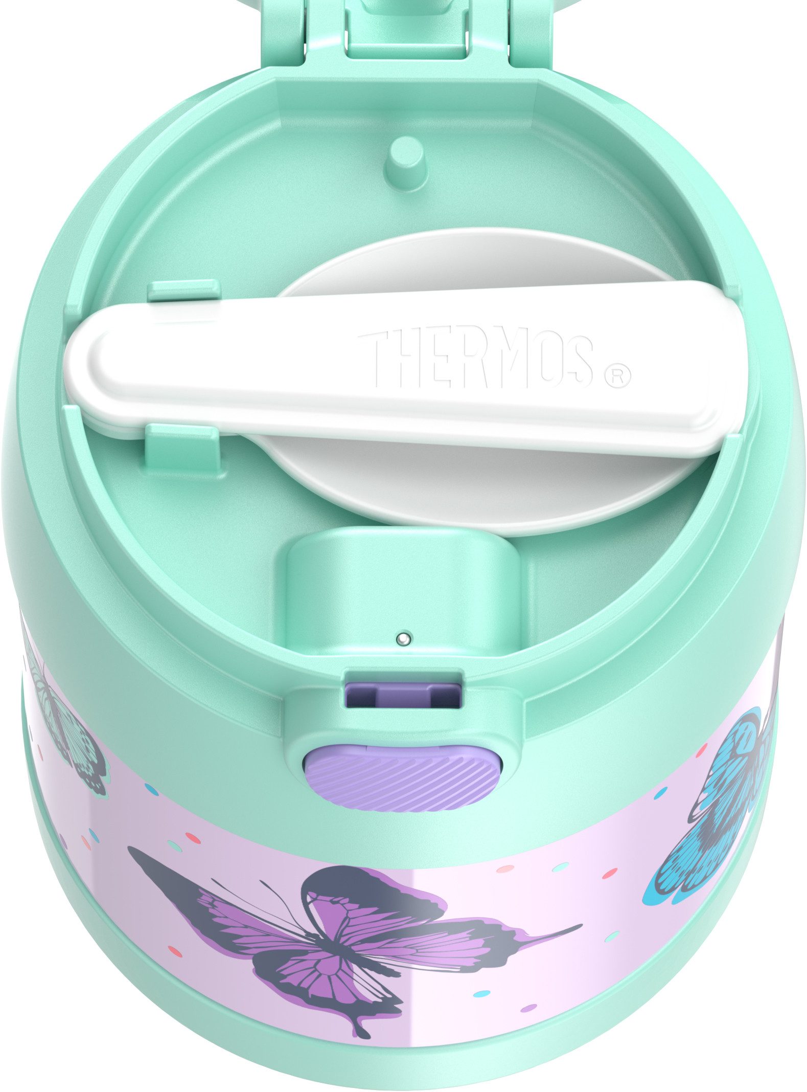 THERMOS Thermobehälter FUNTAINER FOOD JAR, Thermobehälter für Essen, spülmaschinenfest, Edelstahl, Kunststoff, Silikon, (1-tlg), 0,3l, 5h heiß & 7h kalt, dicht  – Bild 4 von 5