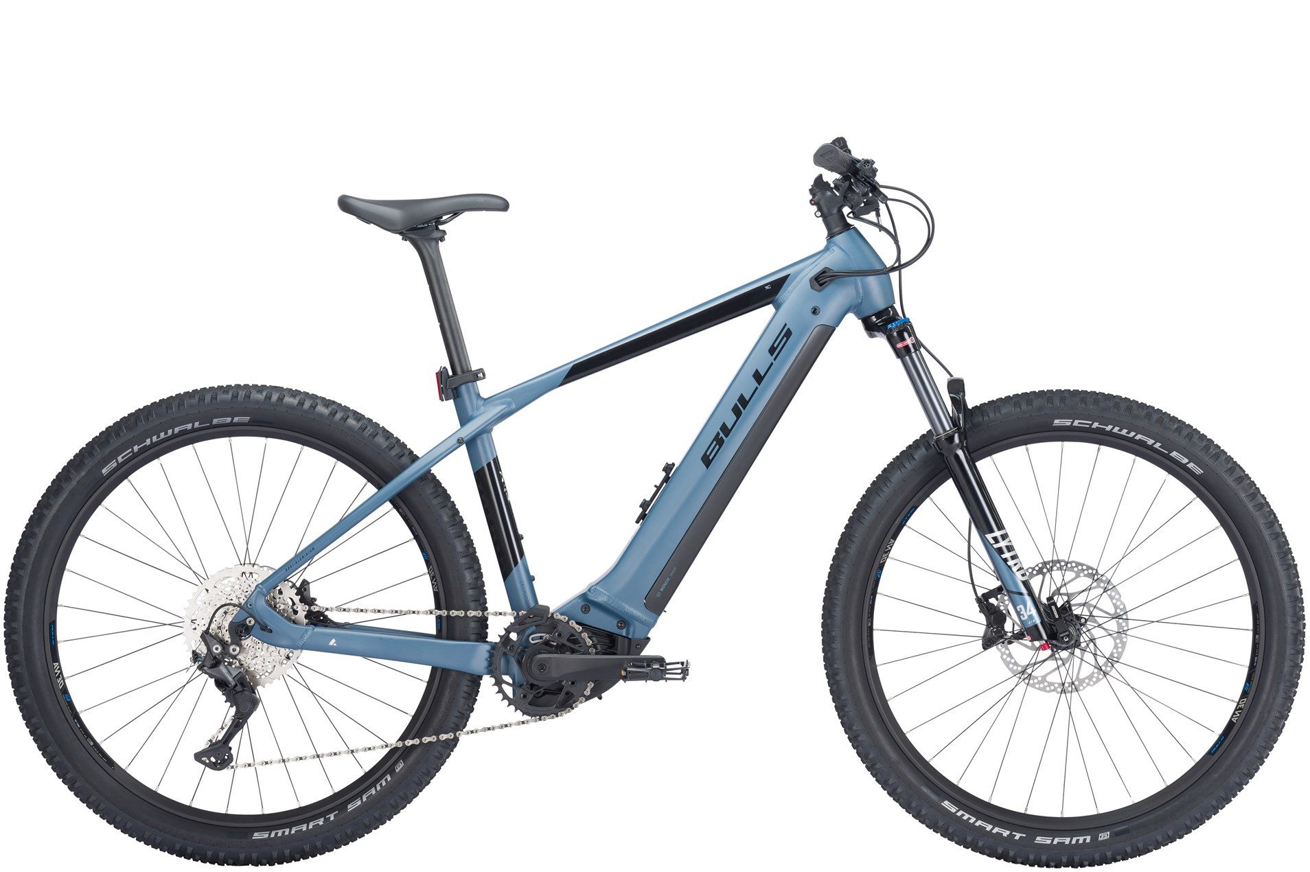 Bulls E-Bike Bulls Copperhead EVO 2 XXL 29'' 625 Wh blau 2024, 10 Gang SHIMANO Deore RD-M5120 shadow+, Kettenschaltung, Bosch Performance Line CX smart System, 625 Wh
