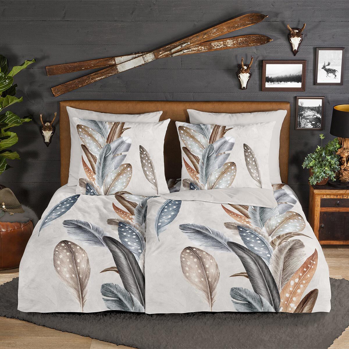 TRAUMSCHLAF Bettwäsche Federn, Flanell, 2 teilig, besonders weich und warm günstig online kaufen