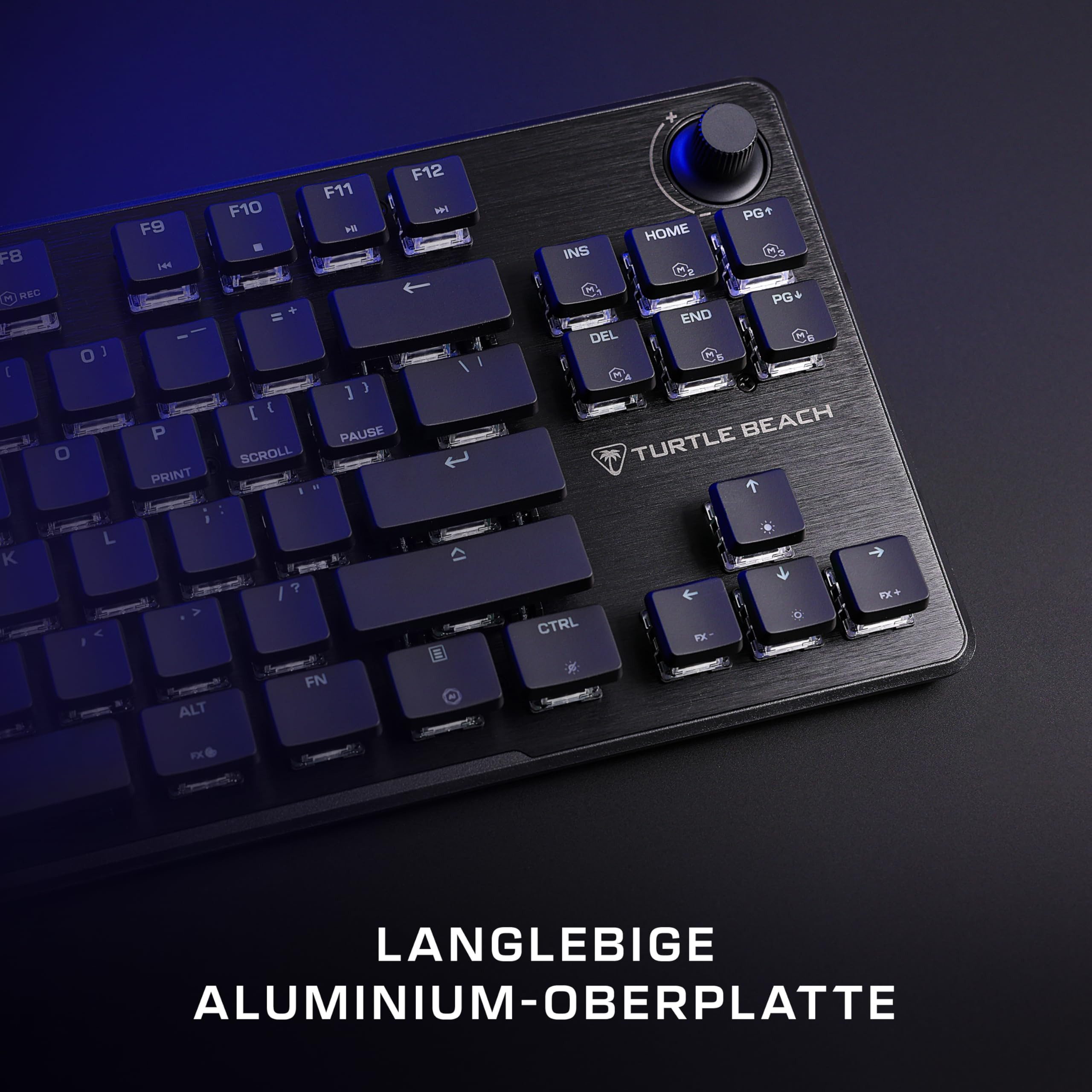 Turtle Beach Vulcan II TKL RGB Tastatur (Mechanische Gaming-Tastatur, RGB-Beleuchtung, Hot-Swap)