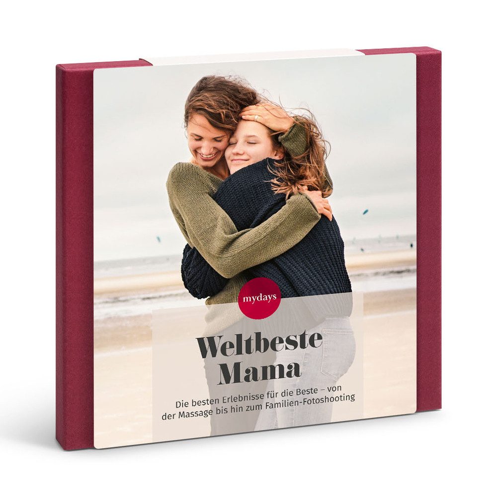 mydays Erlebnisgutschein Geschenkbox Für Mama, Grosse Wertschaetzung in kleiner Box. Kunterbunter Erlebnismix fuer d…