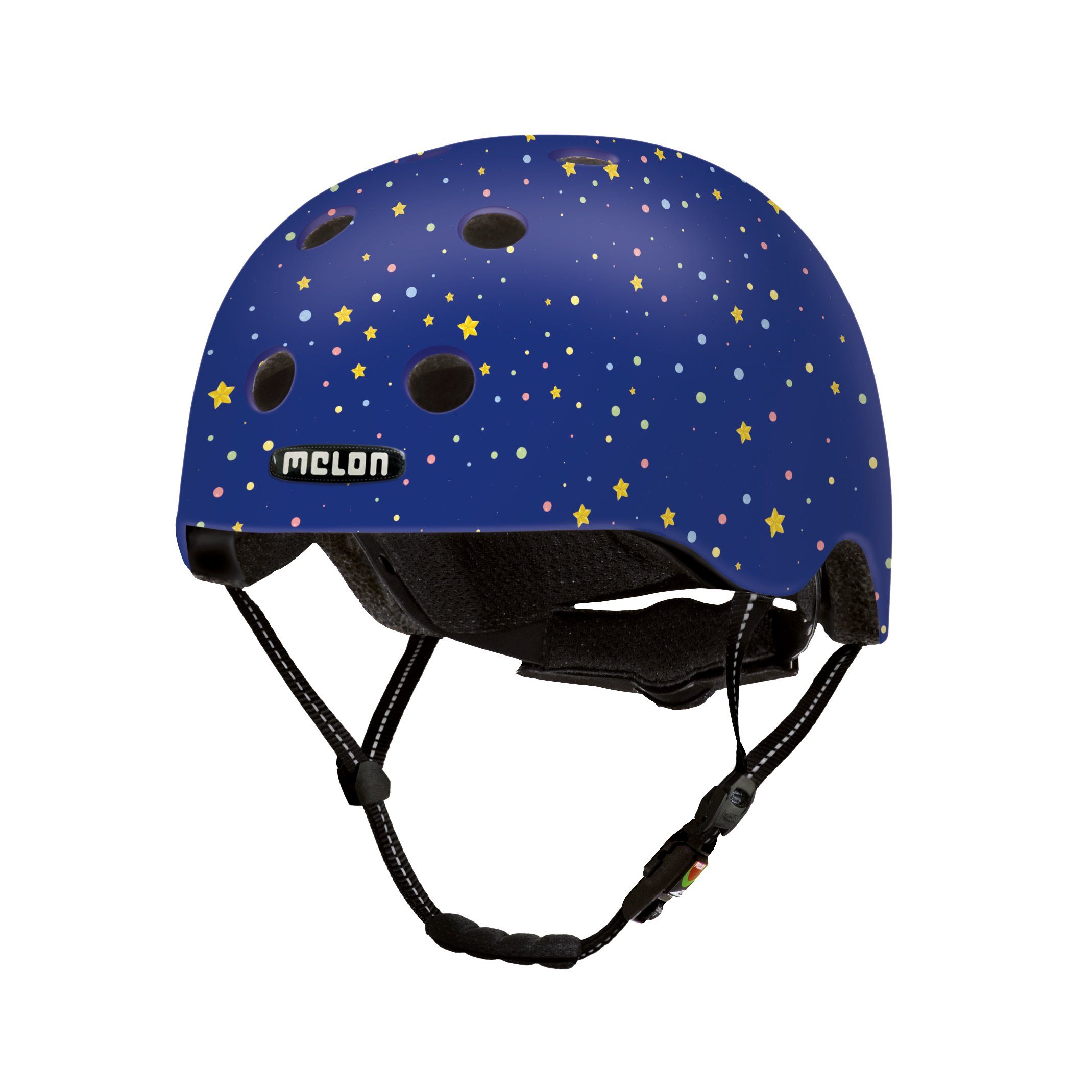 Melon Kinderfahrradhelm Starry Night XXS-S (matte), super leicht, Magnetverschluss, größenverstellbar, mehr als 50 Designs