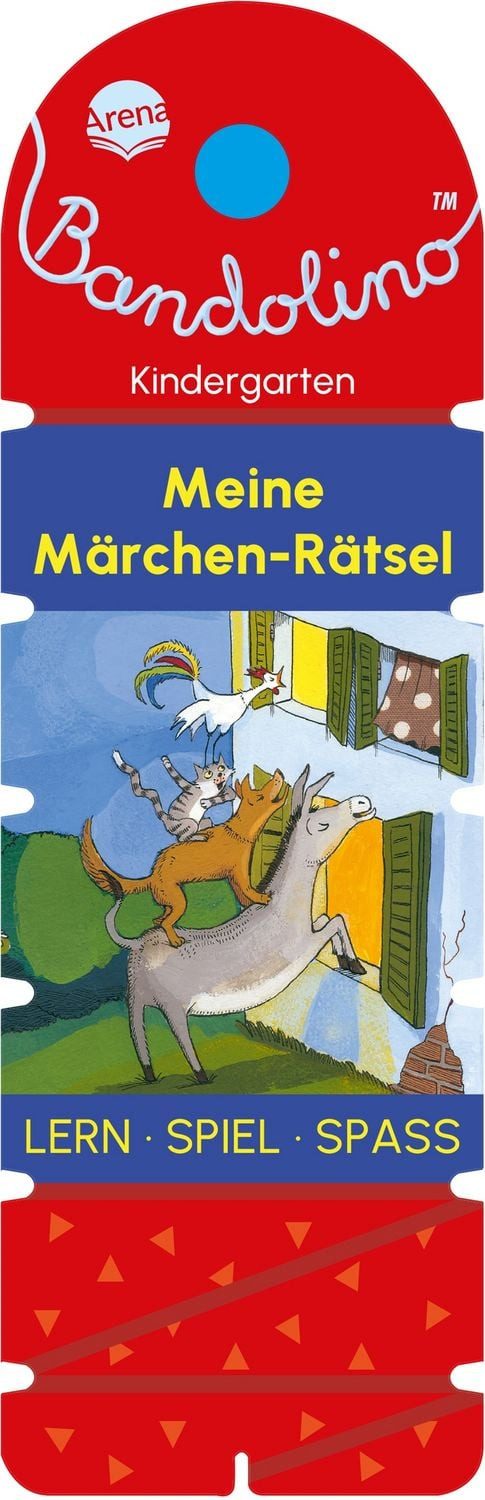 Bandolino. Meine Märchen-Rätsel Lernspiel mit Lösungskontrolle für Kin / Friederike Barnhusen, Lernspiel mit Lösungskontrolle für Kindergartenkinder ab 4 Jahren