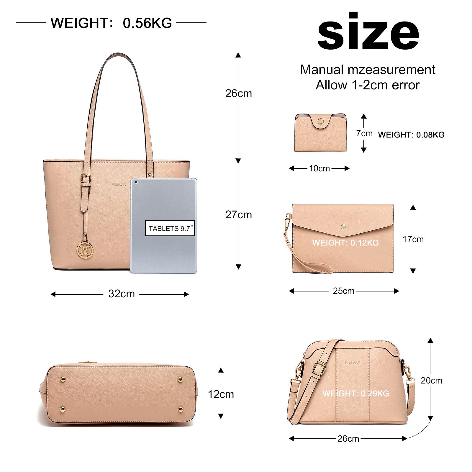 Miss Lulu Handtasche Damen Henkeltaschen Umhängetasche günstig online kaufen