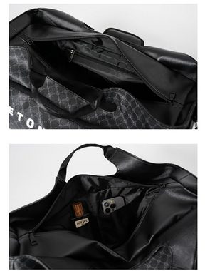 AquaBreeze Sporttasche großvolumige Reisetasche Fitnesstasche, Freizeittasche (mit Nassfach und Schuhfach, 1-tlg., Handtasche mit großem Fassungsvermögen), braun