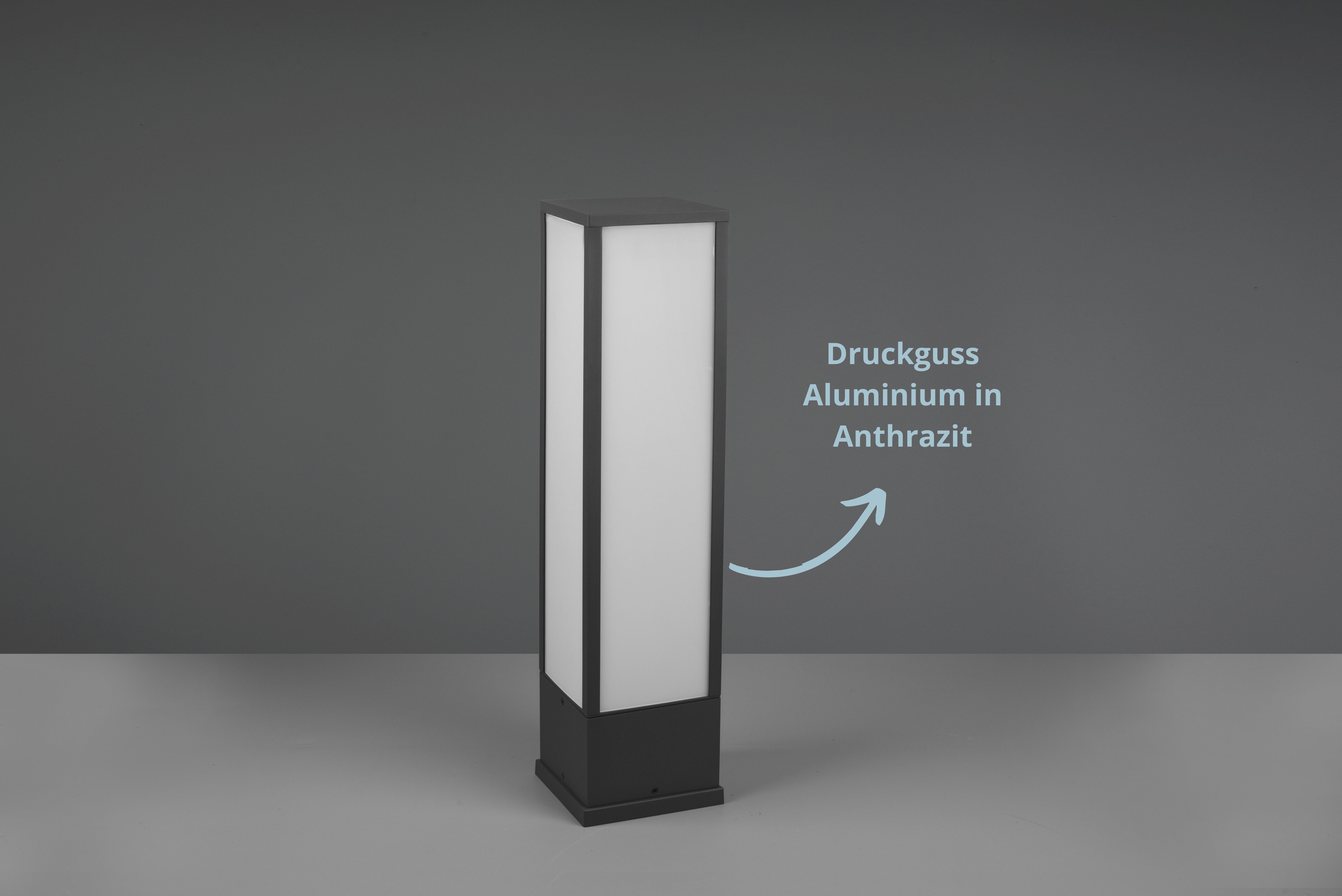 lightling LED Außen-Deckenleuchte Felipe, LED fest integriert, warmweiße Lichtfarbe, hochwertiges Druckguss Aluminium, IP54