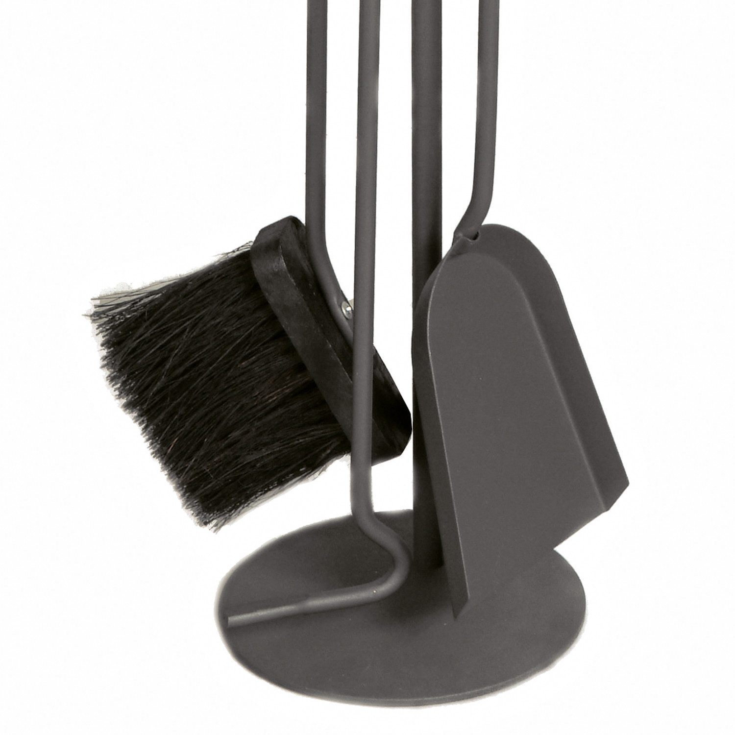 Raik Kamingarnitur Raik Kaminbesteck, 3-teilig, anthrazit, Holzgriffe, 64cm