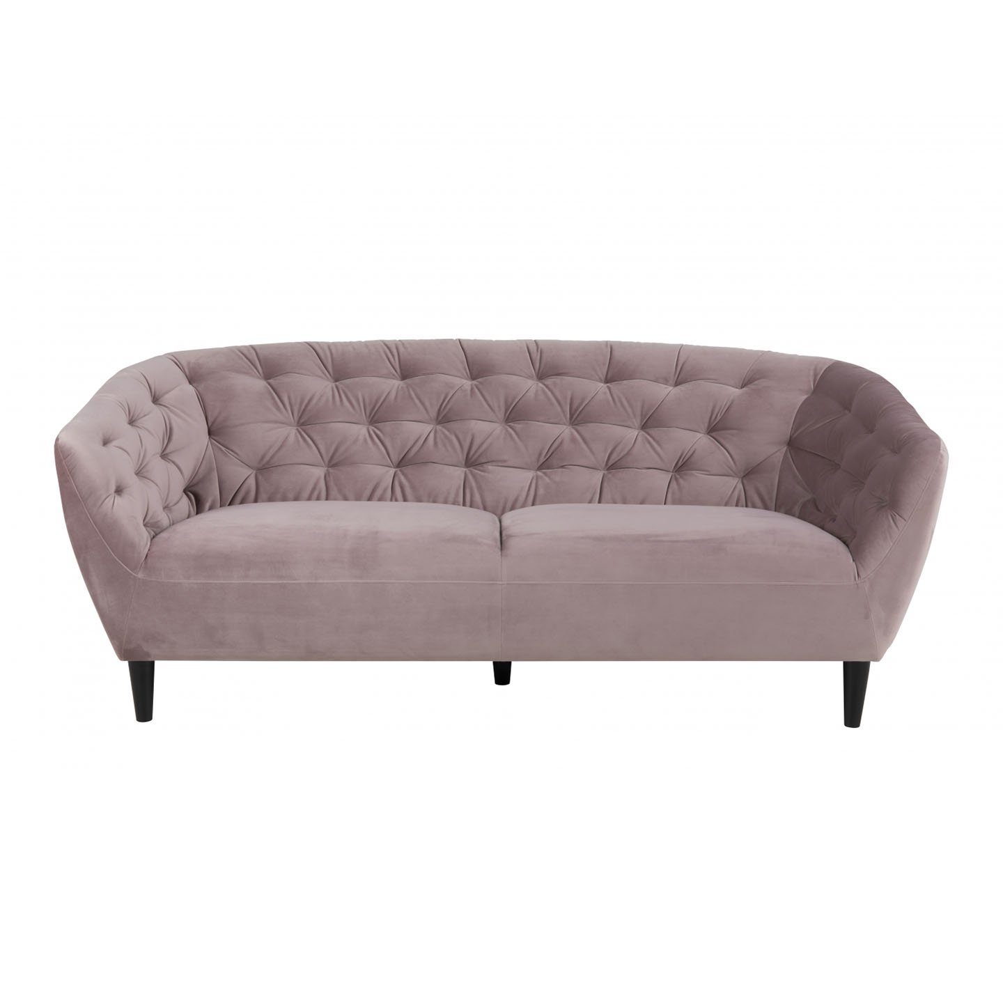 rosa mit 3 schwarzen Beinen., Sofa Teile Personen ebuy24 Rian 1 Sofa