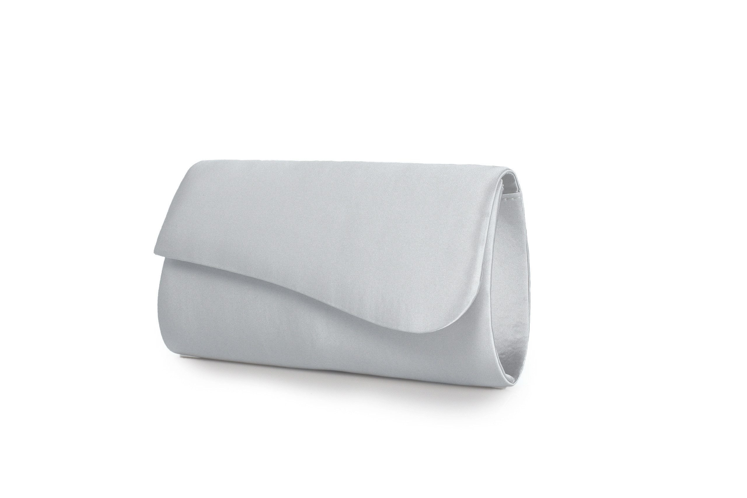 White Lady Clutch Juliane Satin - Handtasche