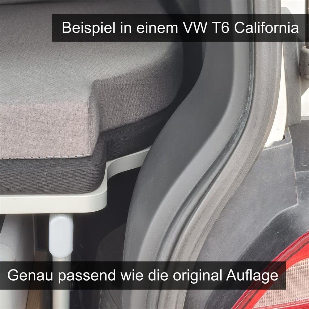 Matratzenauflage Matratze VW T4 T5 T6 Multivan/California 3er Rücksitzbank 148x186x6cm Foxx – Bild 4 von 4