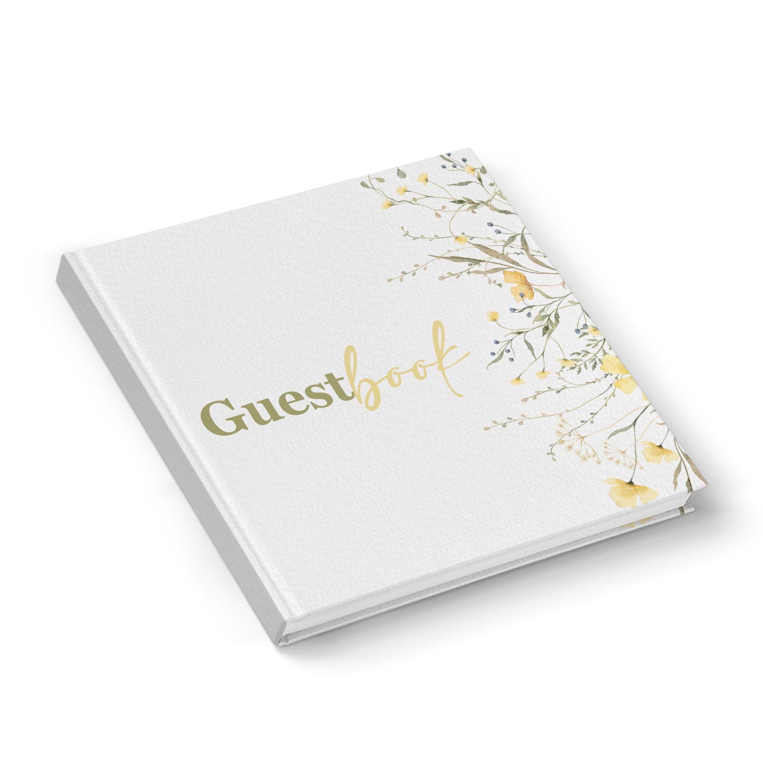 Logbuch-Verlag Tagebuch Kleines Gästebuch Guestbook 18 x 18 cm floral