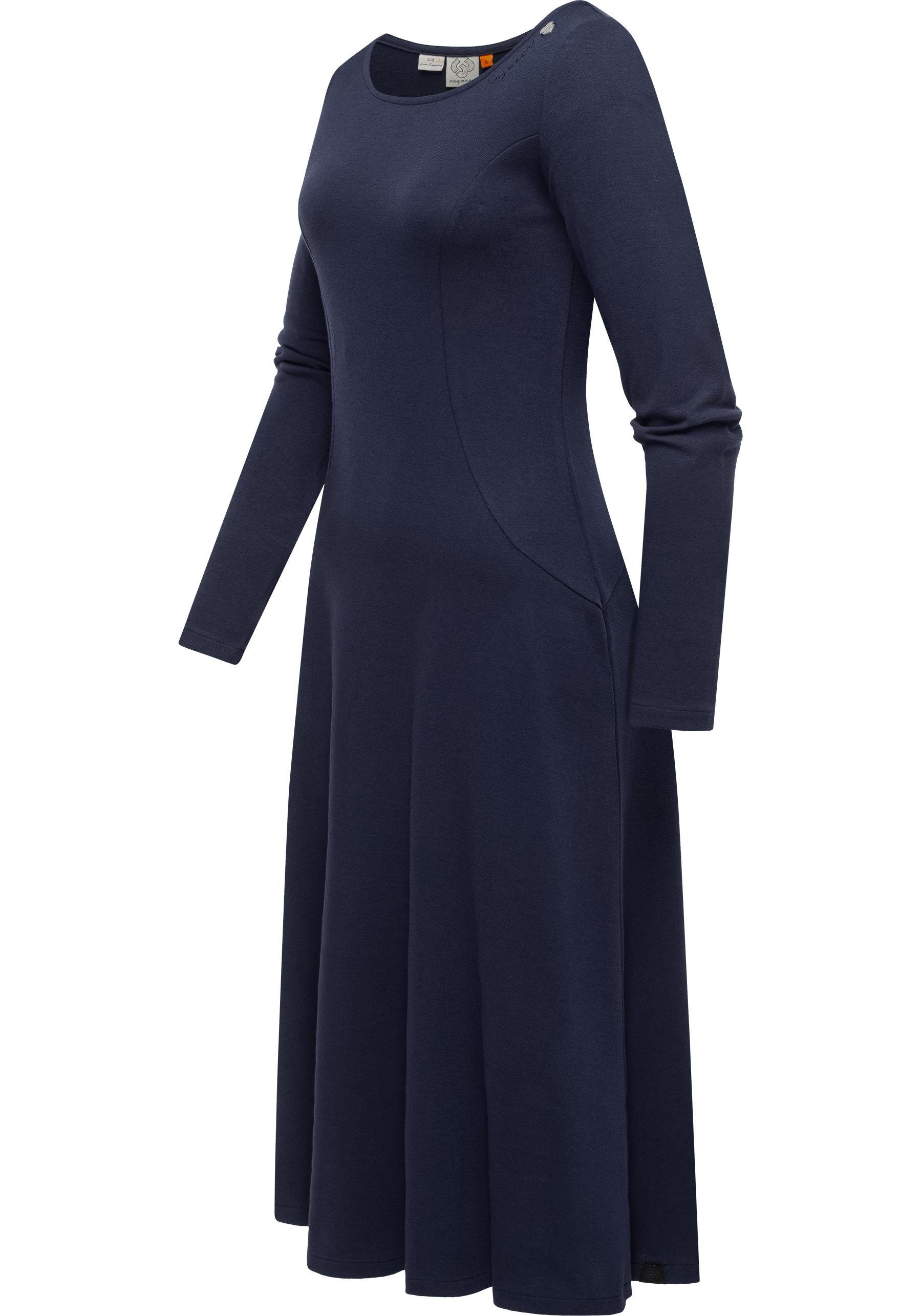 Ragwear A-Linien-Kleid Appero Long Stylisches Langarm-Kleid für den Winter