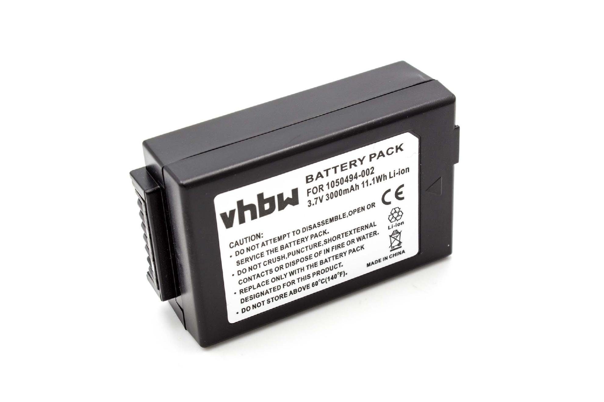 4 Li-Ion) Barcode Scanner WorkAbout Industrie Funk Pro Business passend mit Akku 7525C-G1, Kompatibel mAh 7527C-G2, (2000mAh, 7525S-G1, & TEKLOGIX & 3,7V, für 2000 vhbw