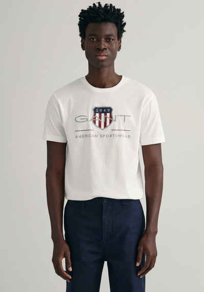 Gant T-Shirt REG ARCHIVE SHIELD SS T-SHIRT mit Logodruck auf der Brust