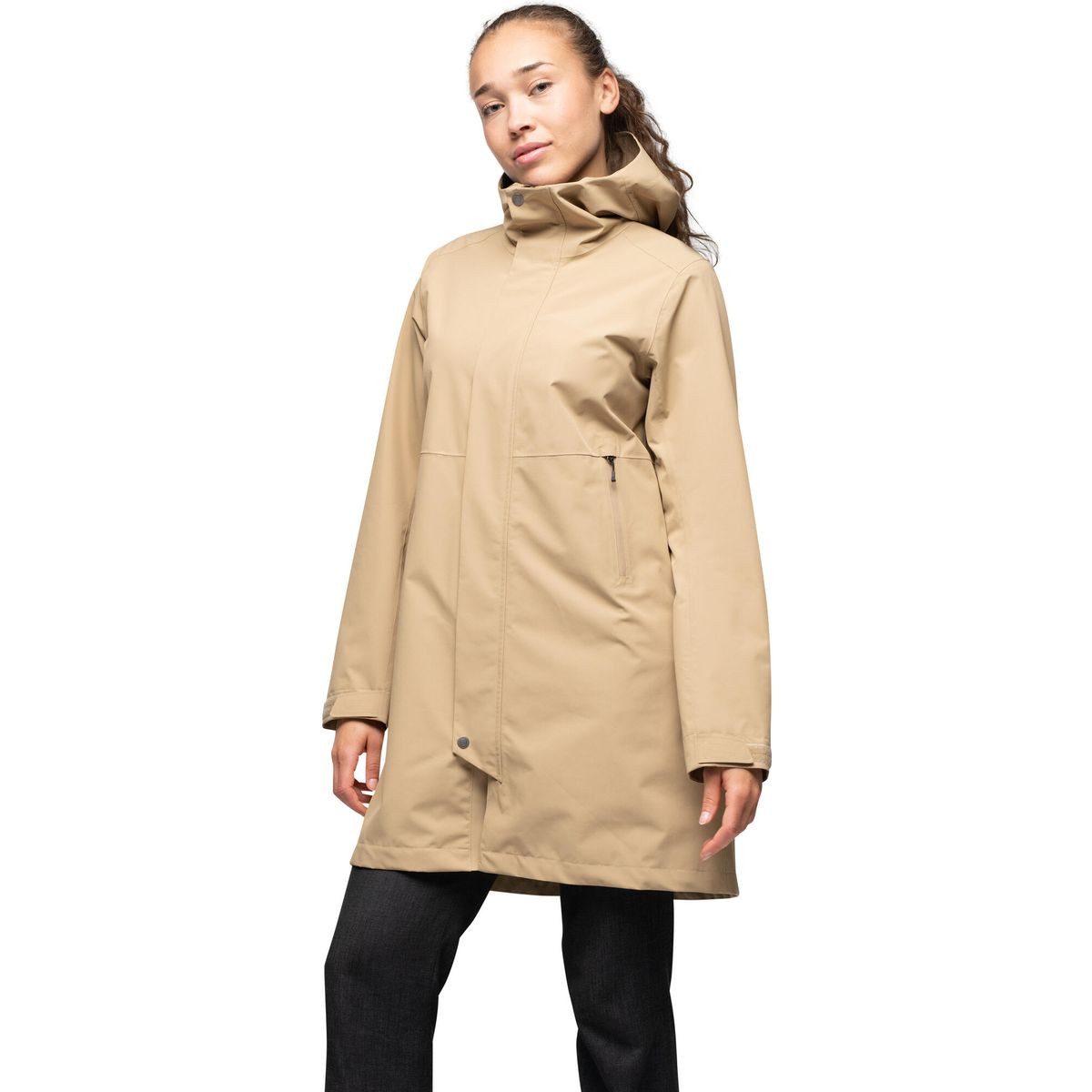 Bergans Outdoorjacke Urban 2L Shell Coat Women Stilvoller, wasserdichter Mantel für Stadt und Natur mit