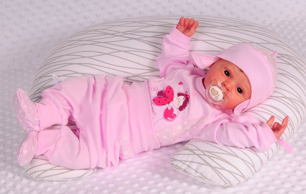 La Bortini Body & Hose Body Hose Mütze Baby Anzug für Frühchen Neugeborene 44 50 56 62