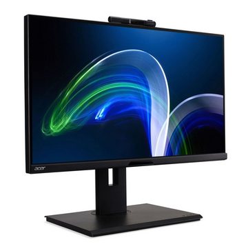 Acer B8 Monitor, B248Y, Schwarz TFT-Monitor (1920 x 1080 px, Full HD, 4 ms Reaktionszeit, 75 Hz, IPS, Kamera, Lautsprecher, HDR, Kopfhörerbuchse, Höhenverstellbar)