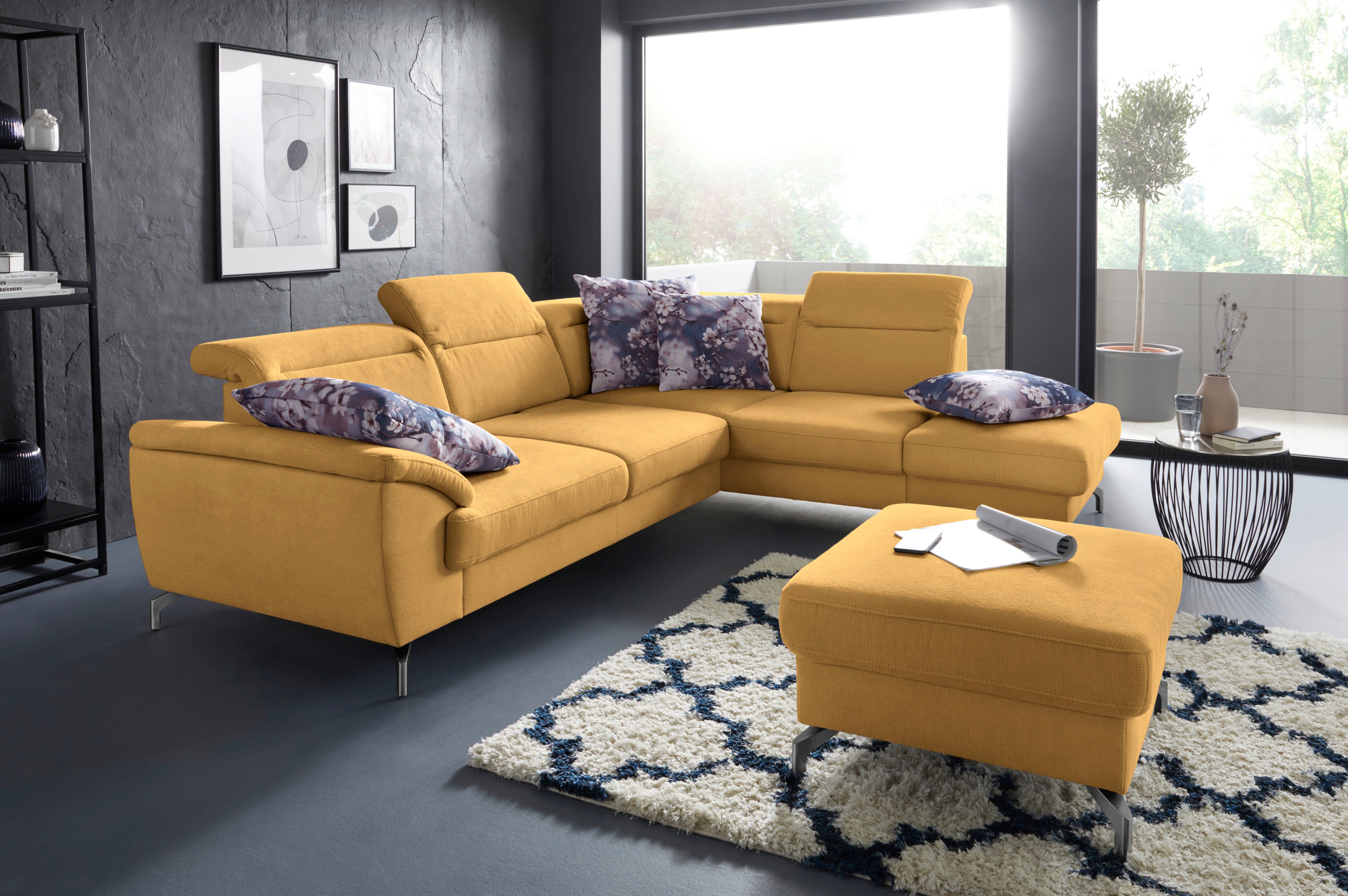 sit&more Ecksofa Percy L-Form, 12 cm günstig online kaufen
