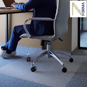 Nova Forma Bodenschutzmatte ECO-MAT, aus PET, transparente Stuhlmatte für Teppichböden, recyclebar
