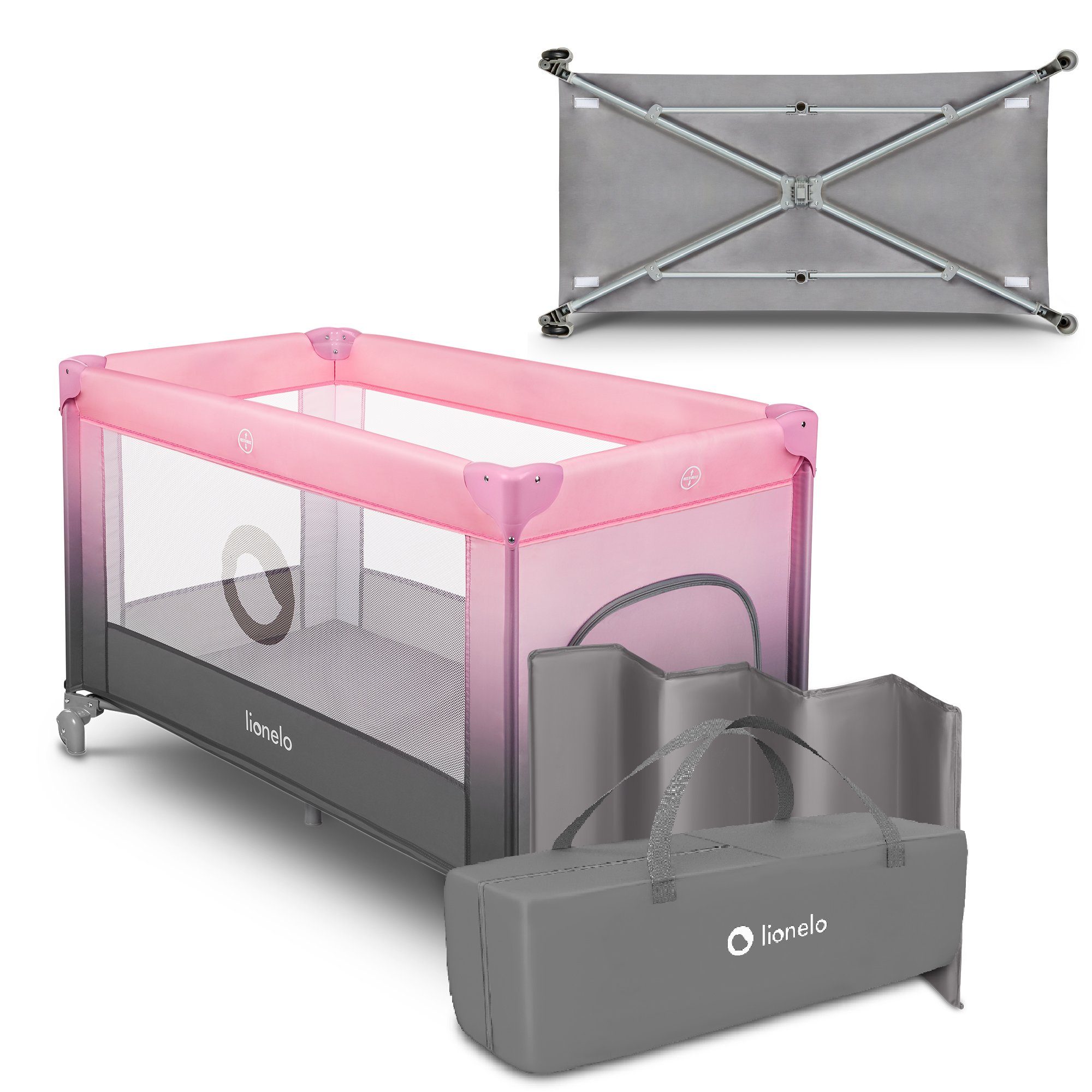 lionelo Baby-Reisebett Stefi, 120x60 cm Tragetasche günstig online kaufen