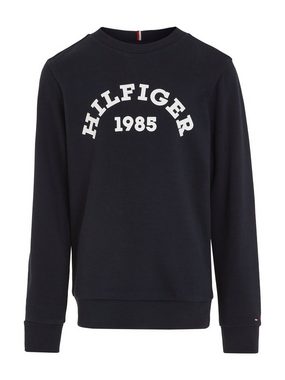 Tommy Hilfiger Sweatshirt HILFIGER 1985 SWEATSHIRT Kinder bis 16 Jahre, mit Logo-Print