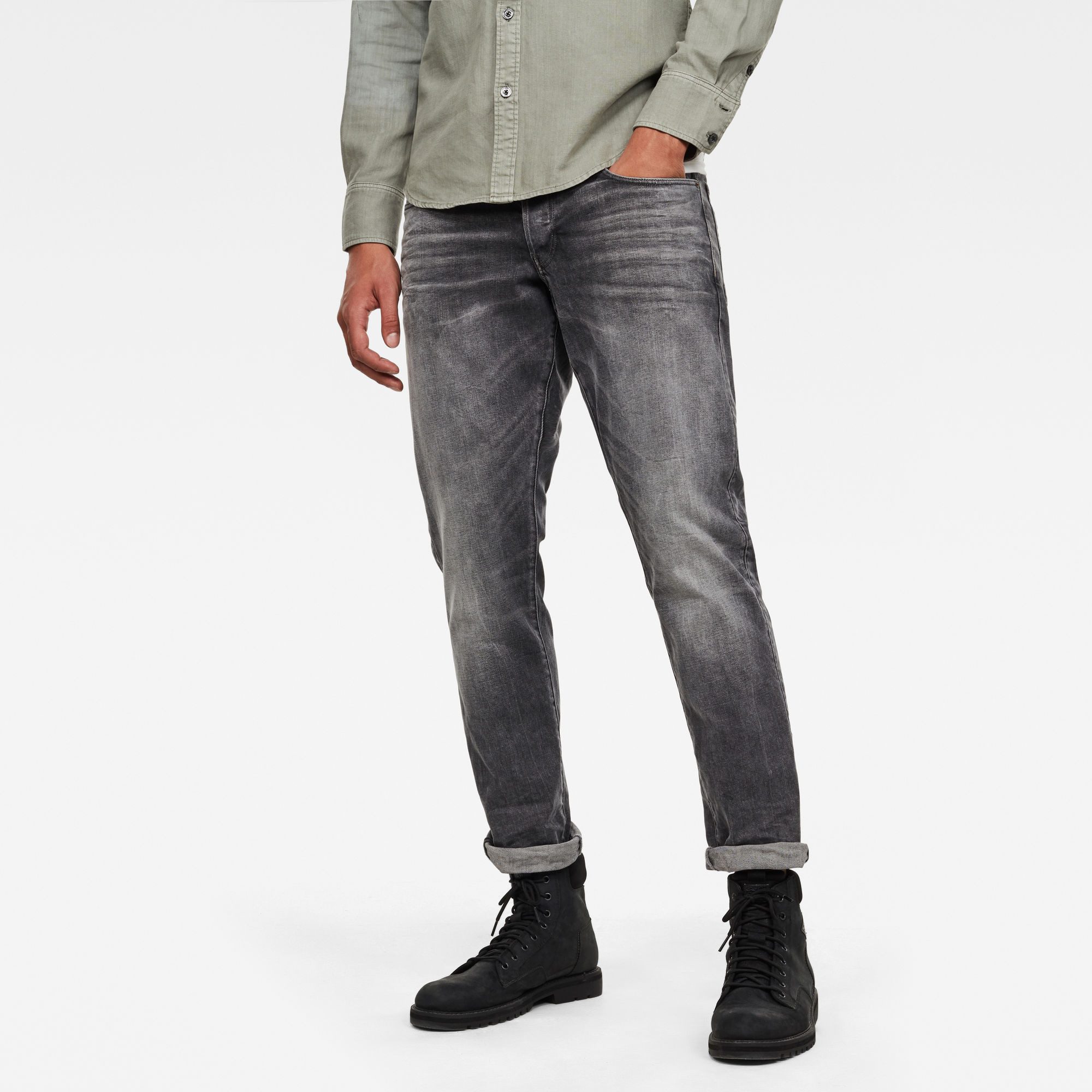 5-Pocket-Jeans Regular Tapered Jeans - Regular Fit