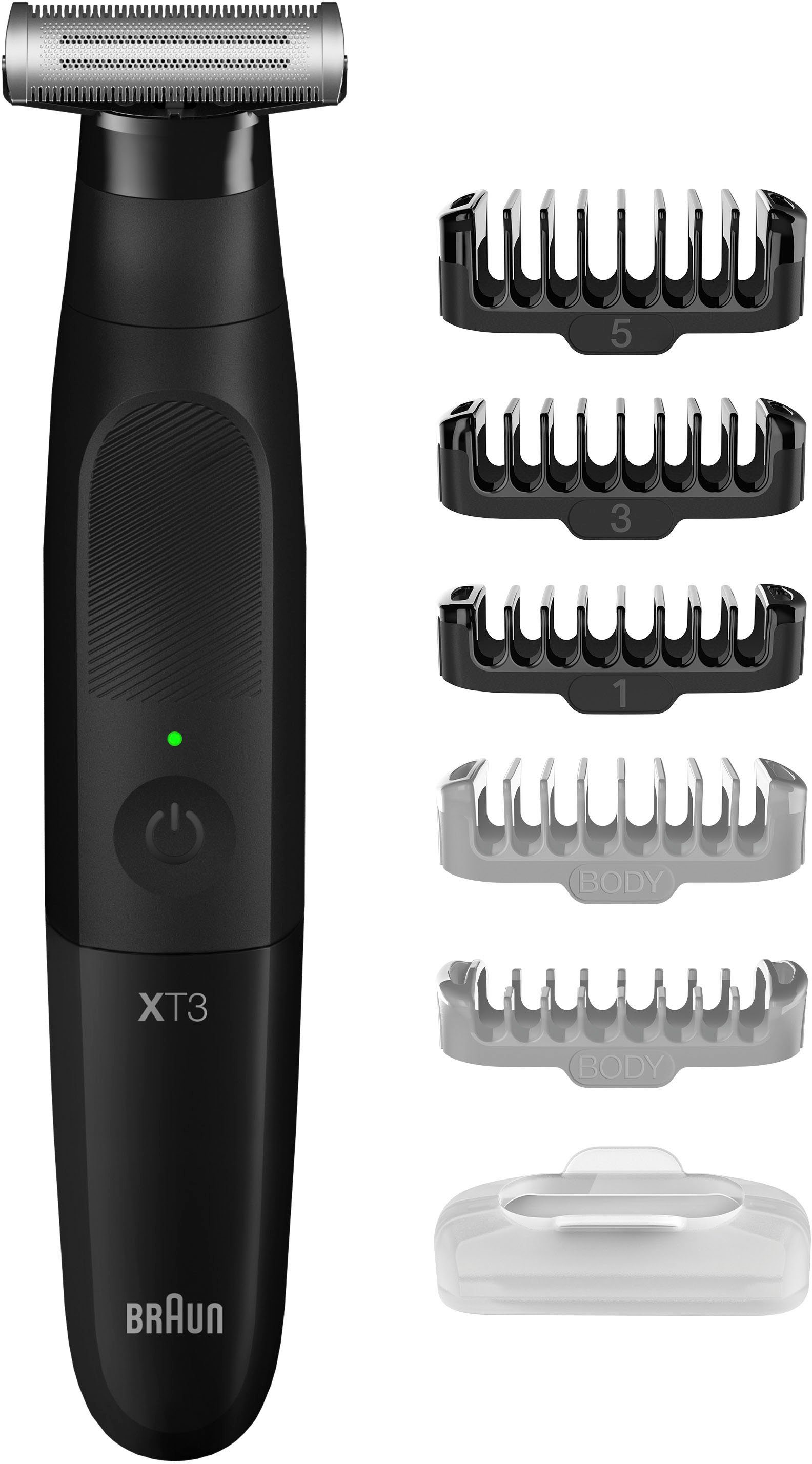 XT3200, Elektrorasierer Aufsätze: Bodygrooming-Set X Barttrimmer 5, Series Braun
